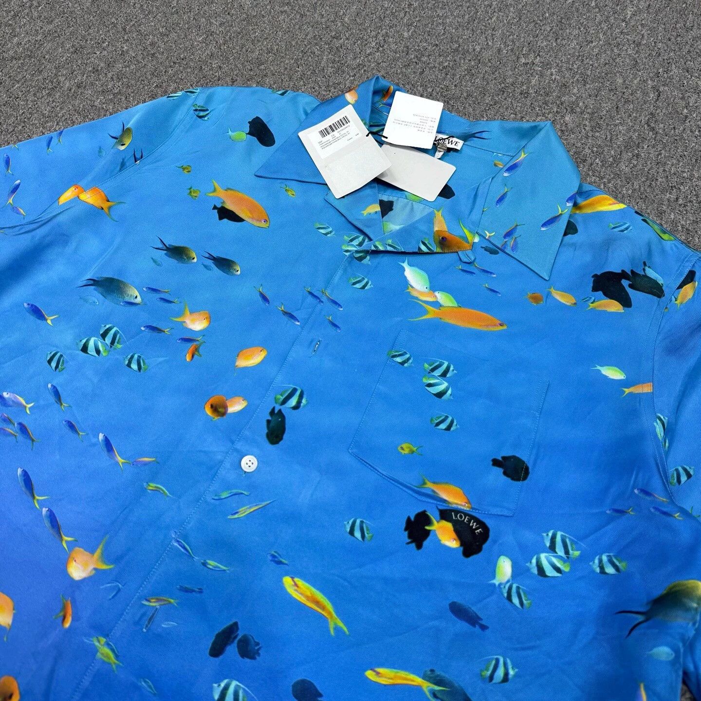 Loewe Loewe ocean embroidery long-sleeve shirt unused tags 41 Size US XS / EU 42 / 0 - 3 Thumbnail