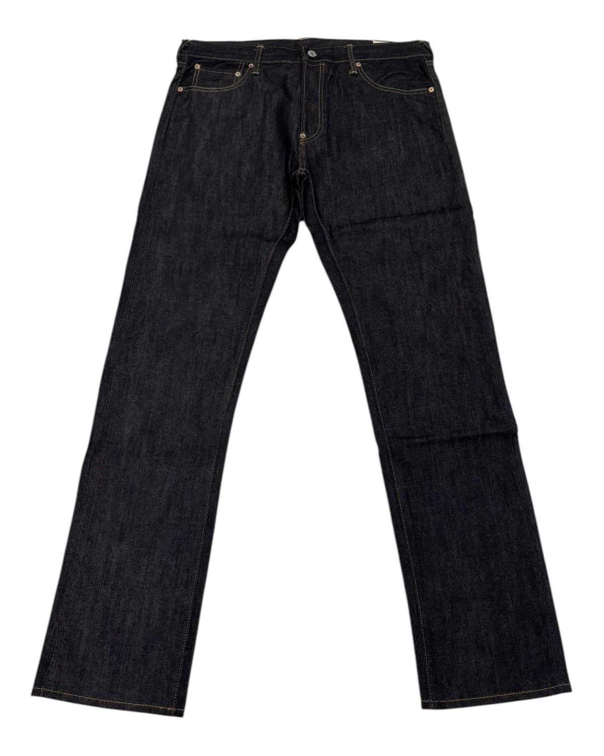 Japanese Brand Vintage Evisu Selvedge Japanese Brand Regular Fit Denim Jean Size US 36 / EU 52 - 2 Thumbnail