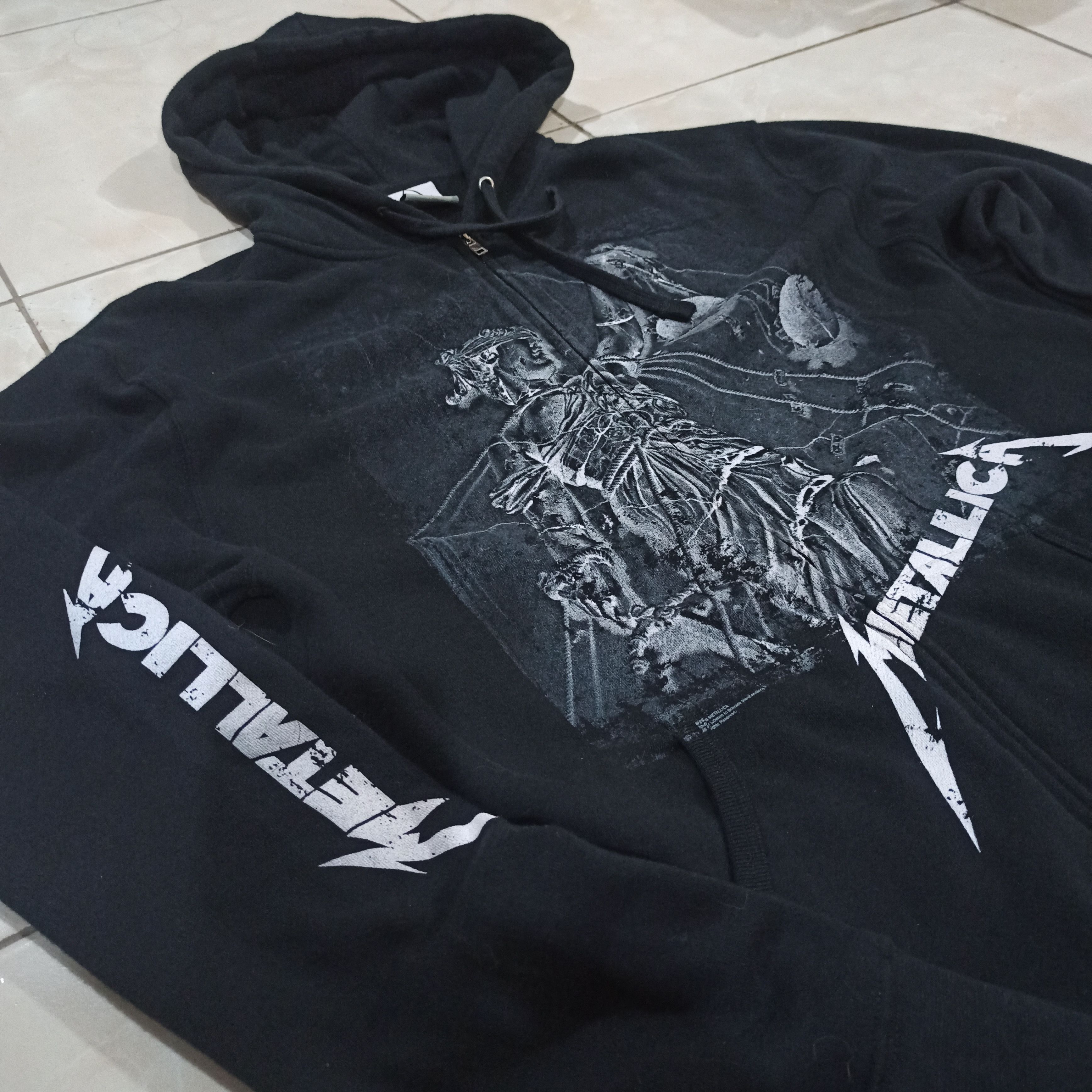 Band Tees × Metallica Metallica Justice Hoodie ZipUp vtg Size US M / EU 48-50 / 2 - 6 Thumbnail