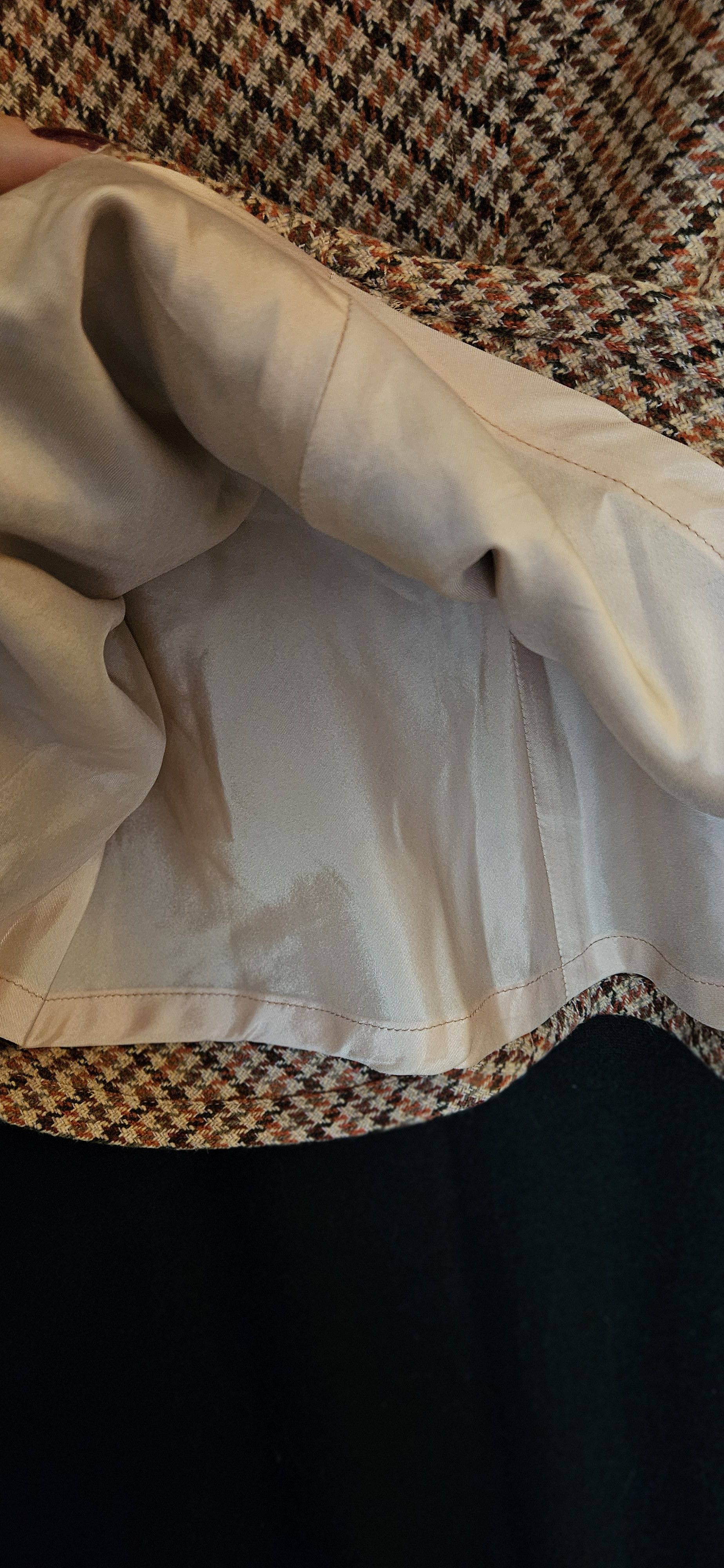 Other Philippe Adec brown wool tweed skirt Size 26" / US 2 / IT 38 - 5 Thumbnail