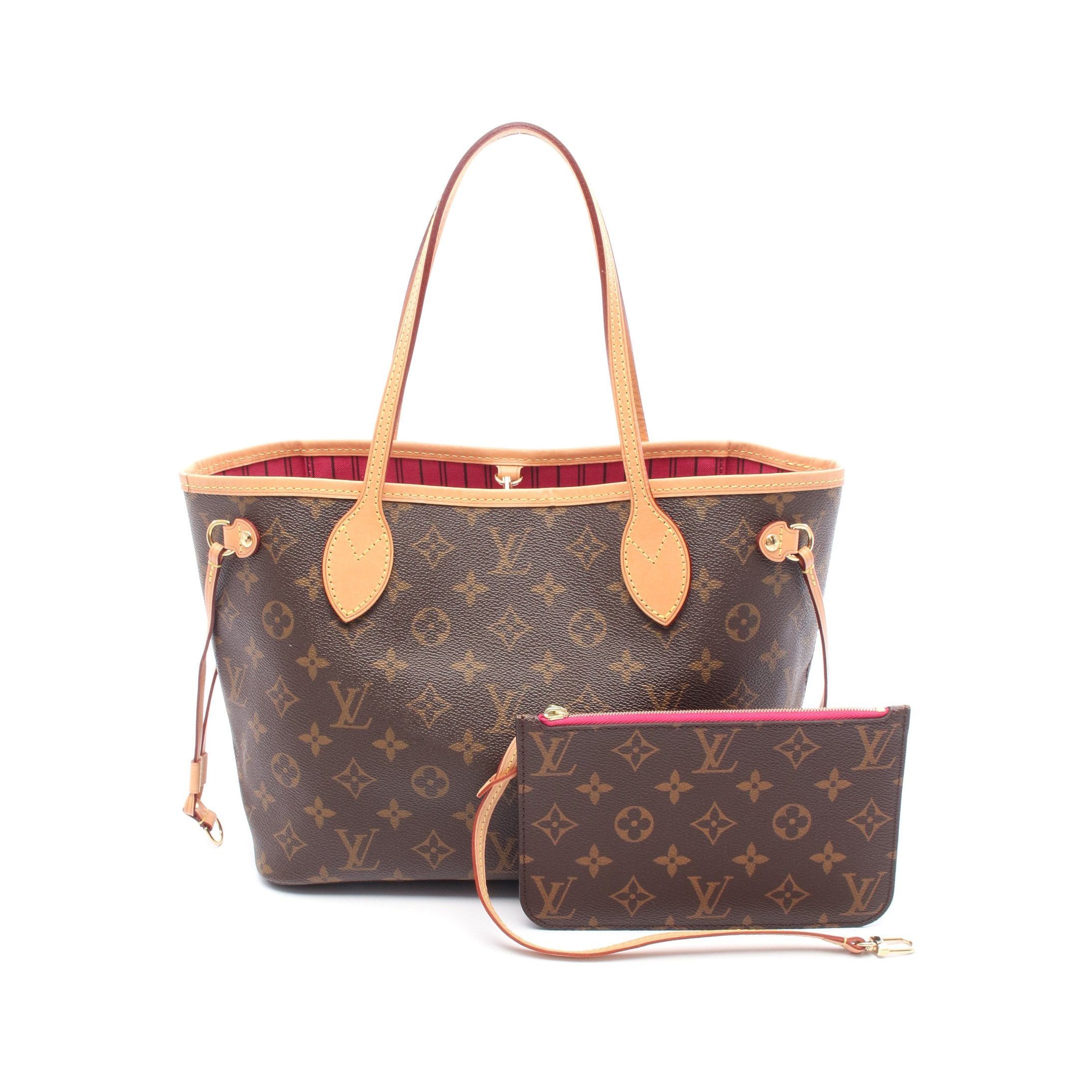 Louis Vuitton Louis Vuitton Neverfull Pm Monogram Pivoine Handbag Tote Bag Leather Brown Size ONE SIZE - 1 Thumbnail