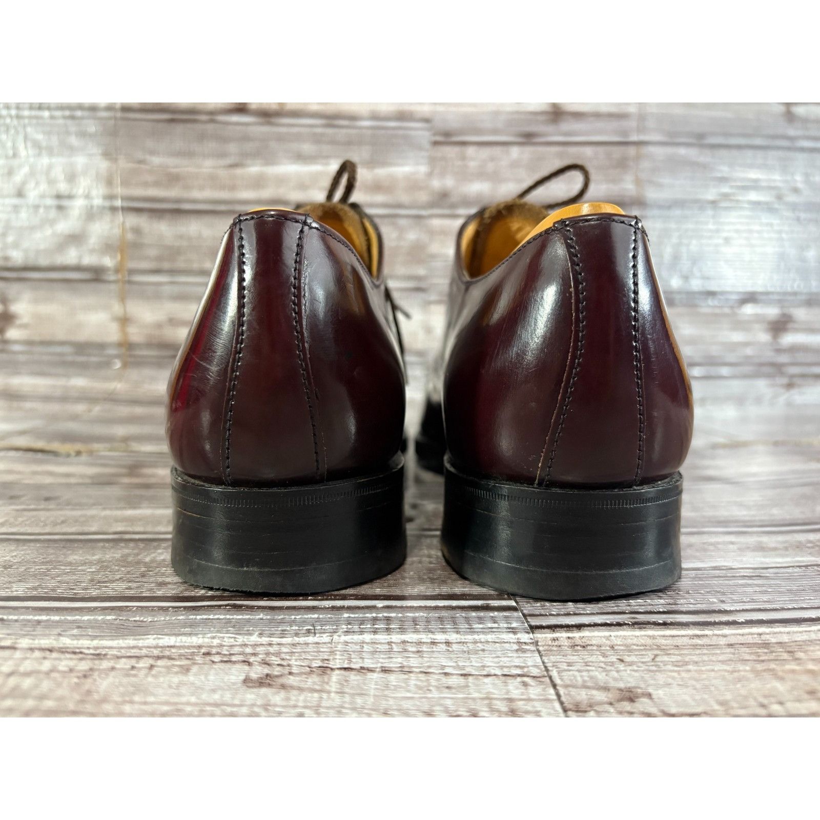 Sanders Sanders of England Finsbury Wholecut Dress Shoes Mens SZ 10. Size US 10.5 / EU 43-44 - 3 Thumbnail