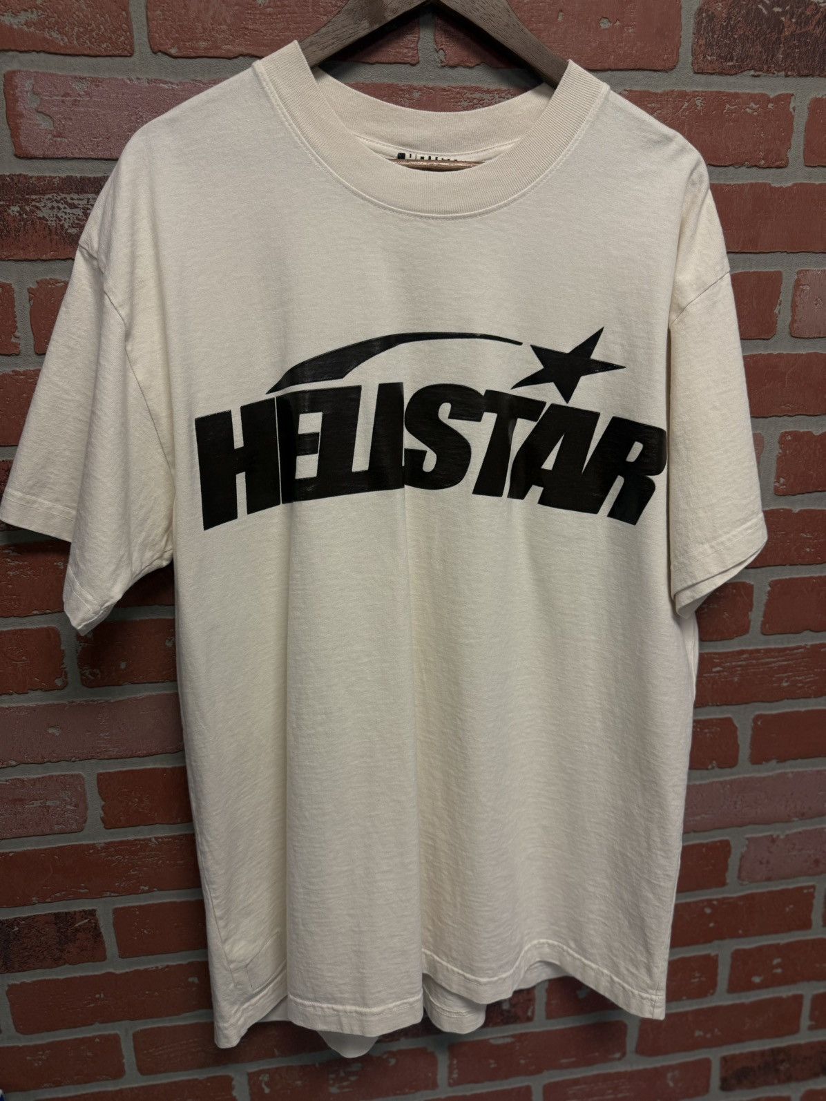 HELLSTAR Hellstar “Brown Gel Logo” Tee Shirt Size L (NEW) Authentic Size US L / EU 52-54 / 3 - 1 Thumbnail