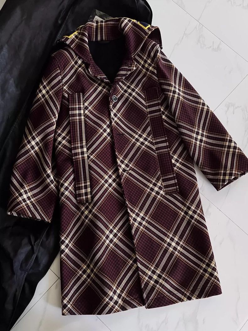 Raf Simons Raf Simons Sailor's check coat coat-2506 Size US S / EU 44-46 / 1 - 1 Thumbnail