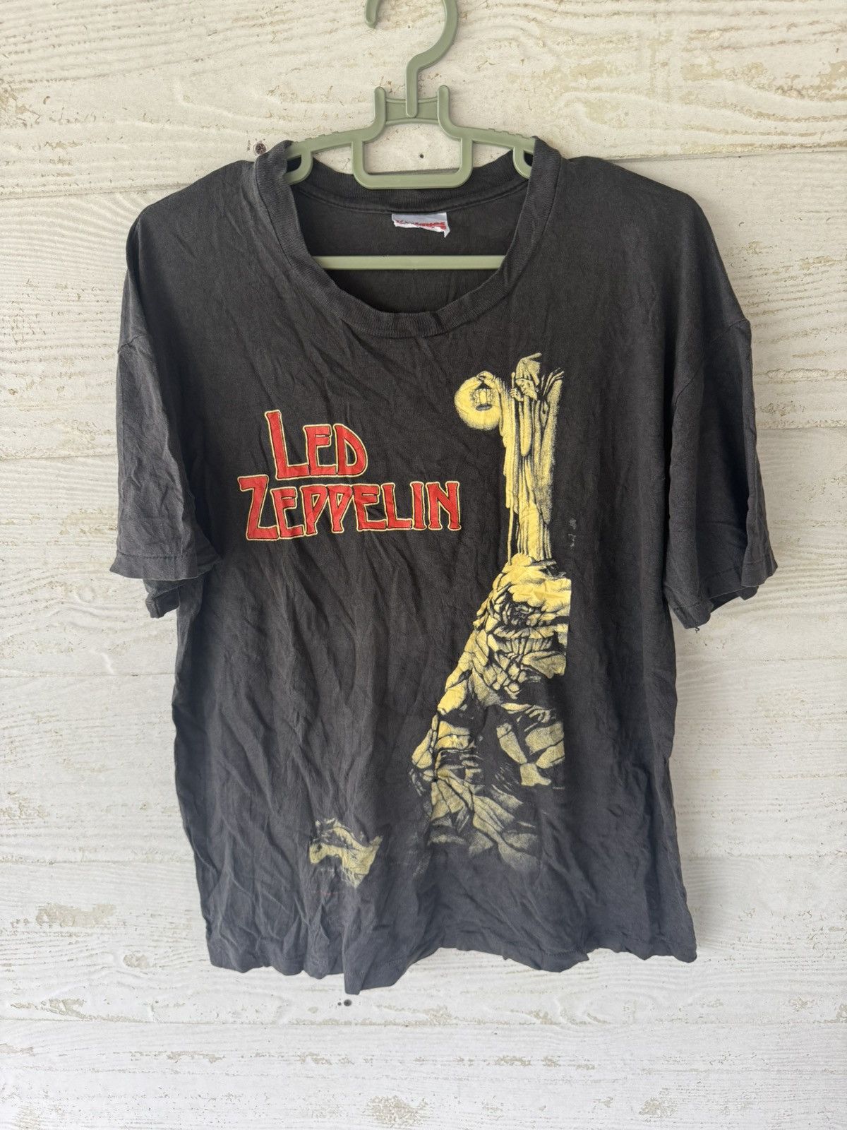 Vintage VINTAGE LED ZEPPELIN 80s TEE SHIRT USA Size US L / EU 52-54 / 3 - 1 Thumbnail