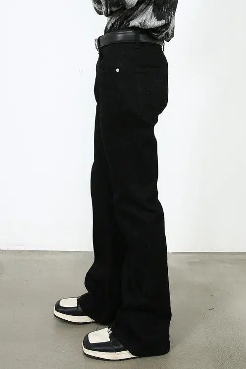 Other Black retro all-match flared stretch jeans Size US 32 / EU 48 - 5 Thumbnail
