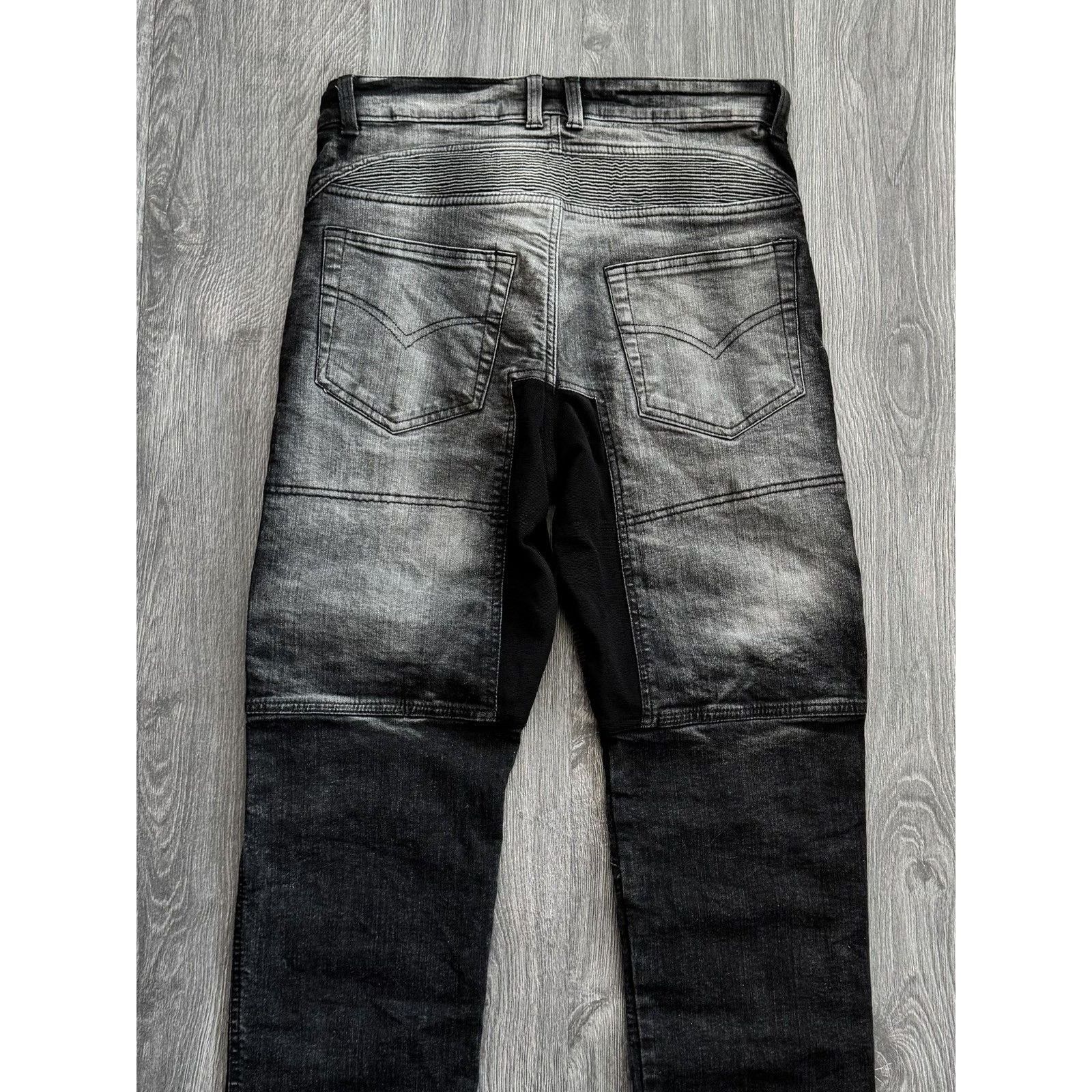 Japanese Brand Y2K Vintage Balenciaga /Amiri Style Zip Jeans Size US 32 / EU 48 - 6 Thumbnail