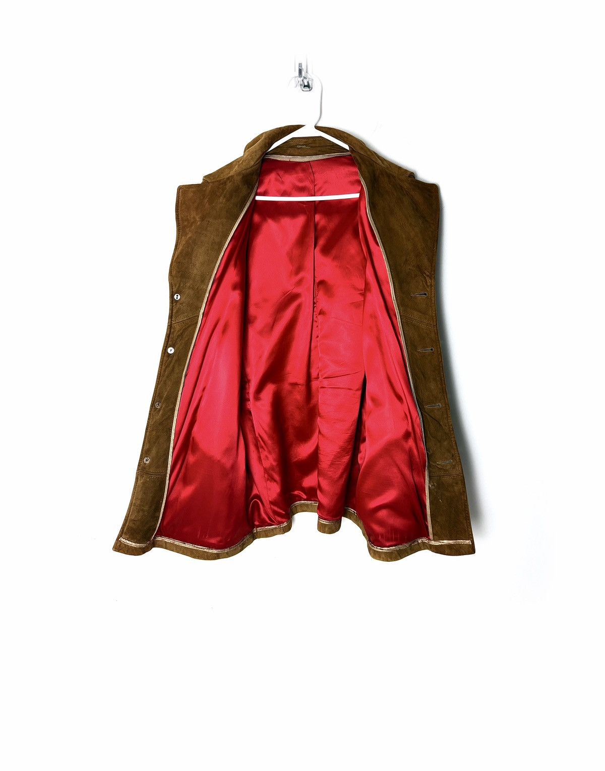 Genuine Leather Amalgamation Suede Leather Western Coat Size US L / EU 52-54 / 3 - 3 Thumbnail