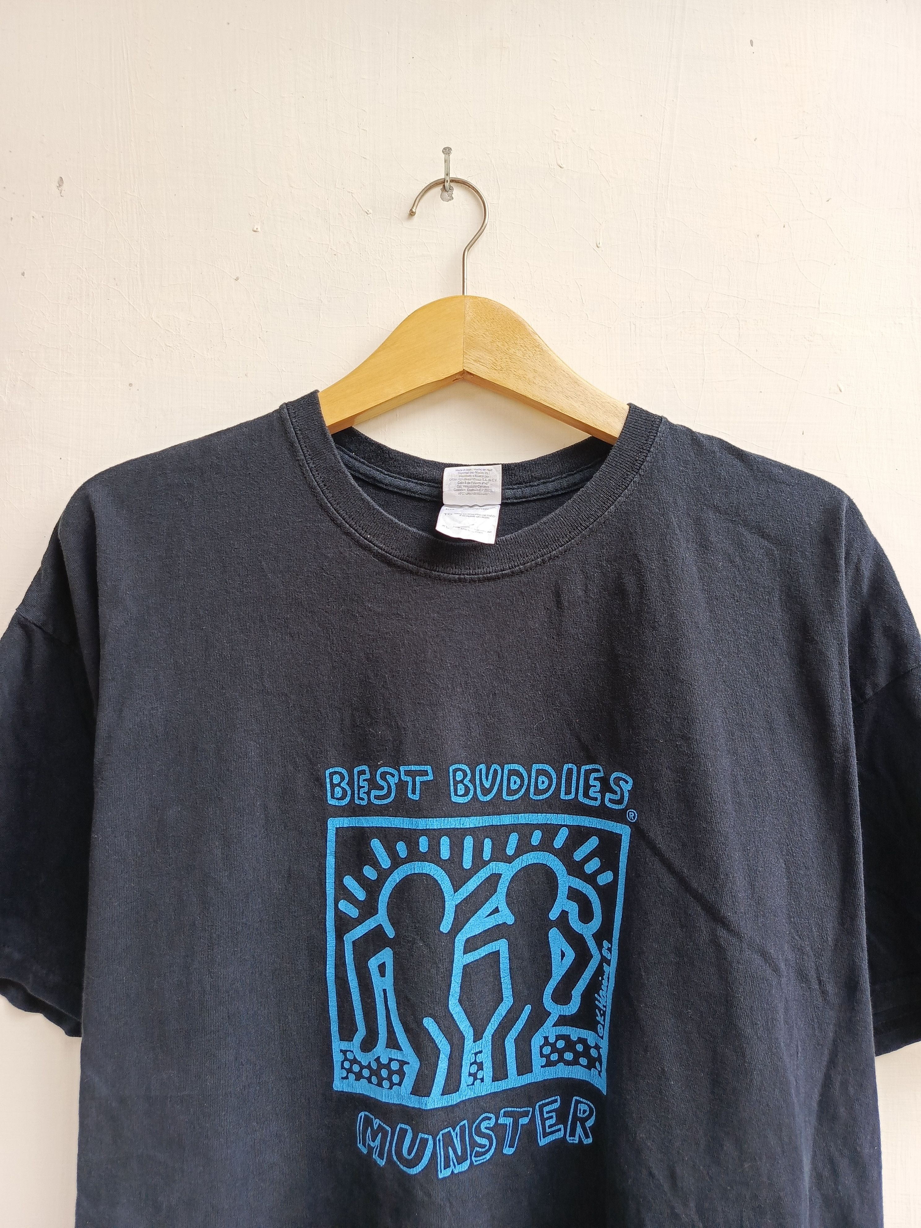 Gildan Keith haring best buddies Munster t-shirt Size US XL / EU 56 / 4 - 2 Thumbnail