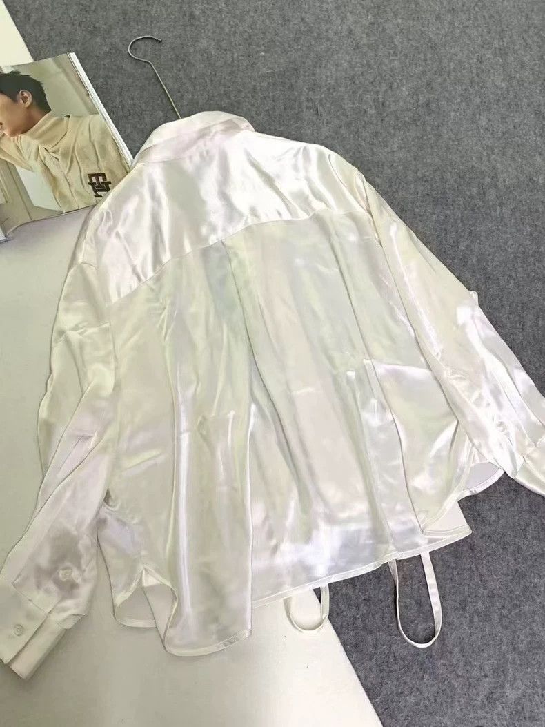 Loewe LOEWE Silk pocket Logo shirt jacket Size XS / US 0-2 / IT 36-38 - 6 Thumbnail