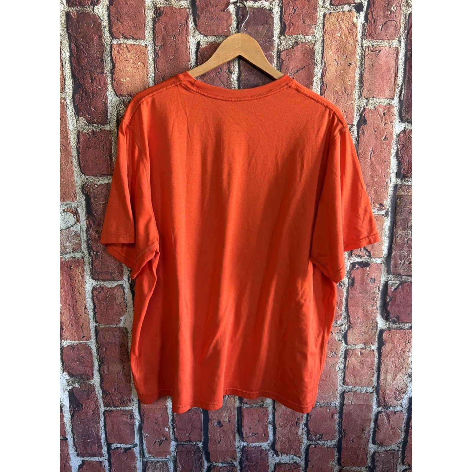 Nike Nike Mens Short Sleeve Dri-Fit Shirt Orange 2XL Size Regular Casual Activewear Mens Size US XXL / EU 58 / 5 - 3 Thumbnail