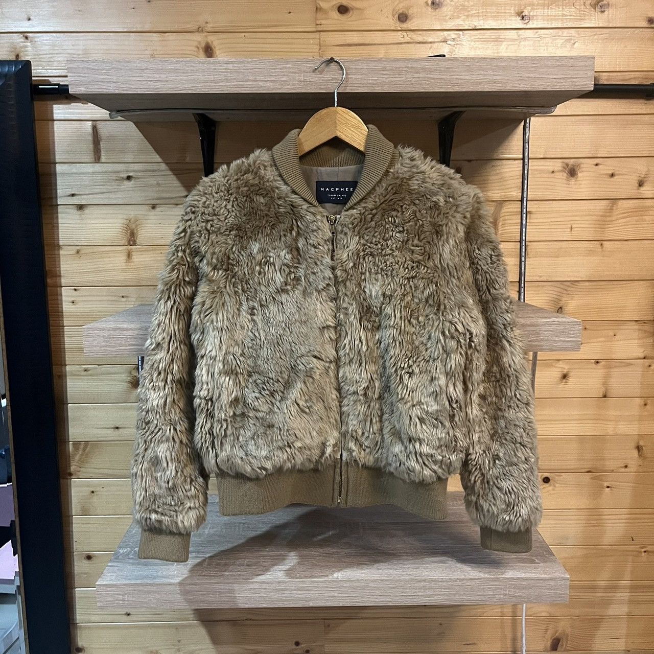 If Six Was Nine × Le Grande Bleu (L.G.B.) MACPHEE FAUX FUR JACKET If6Was9 lgb junya watanabe style Size M / US 6-8 / IT 42-44 - 1 Thumbnail