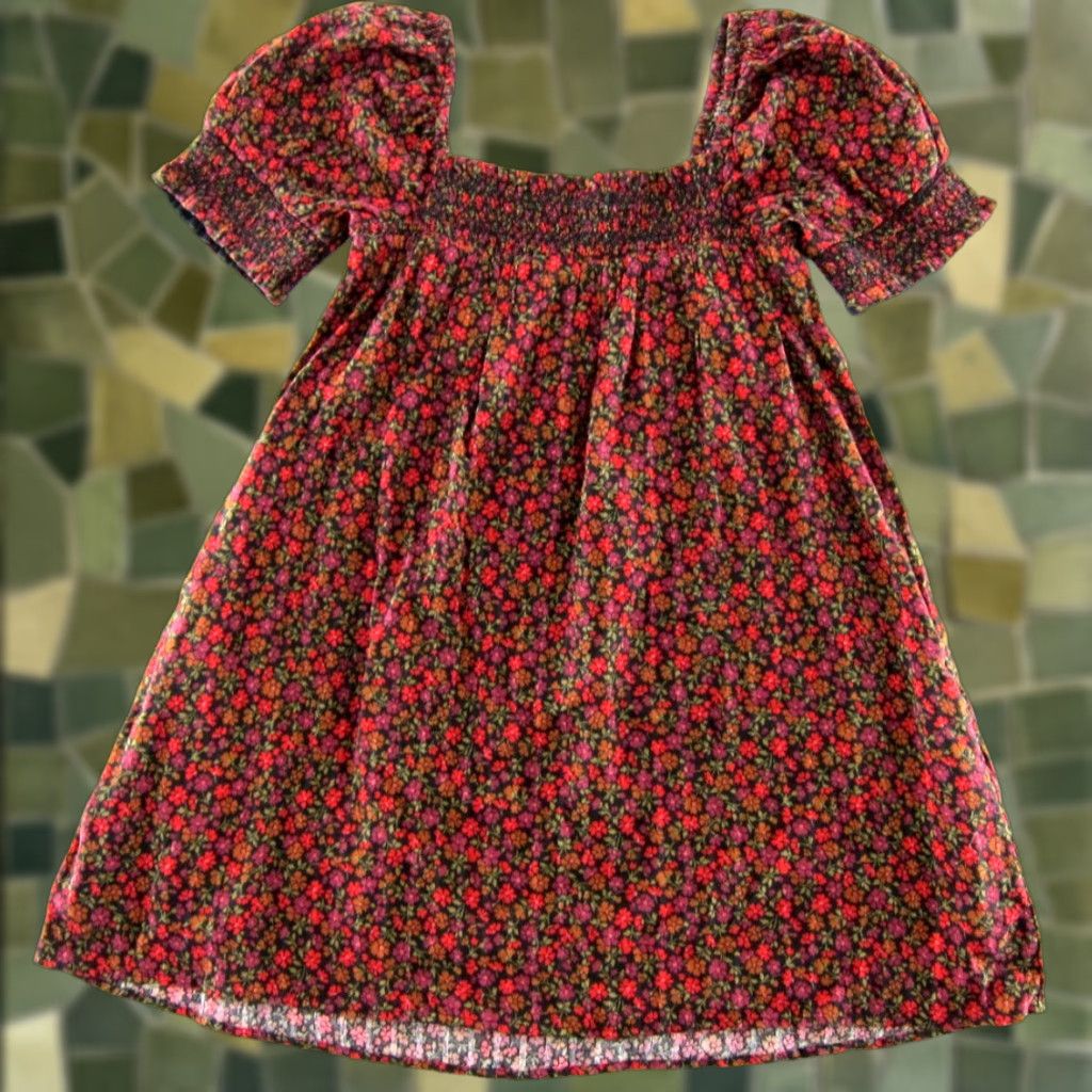 American Eagle Outfitters American Eagle Outfitters Dress M Pink Floral Puff Sleeve Smock Short Sleeve A-Line Shirt Dress Womens Size M / US 6-8 / IT 42-44 - 1 Thumbnail