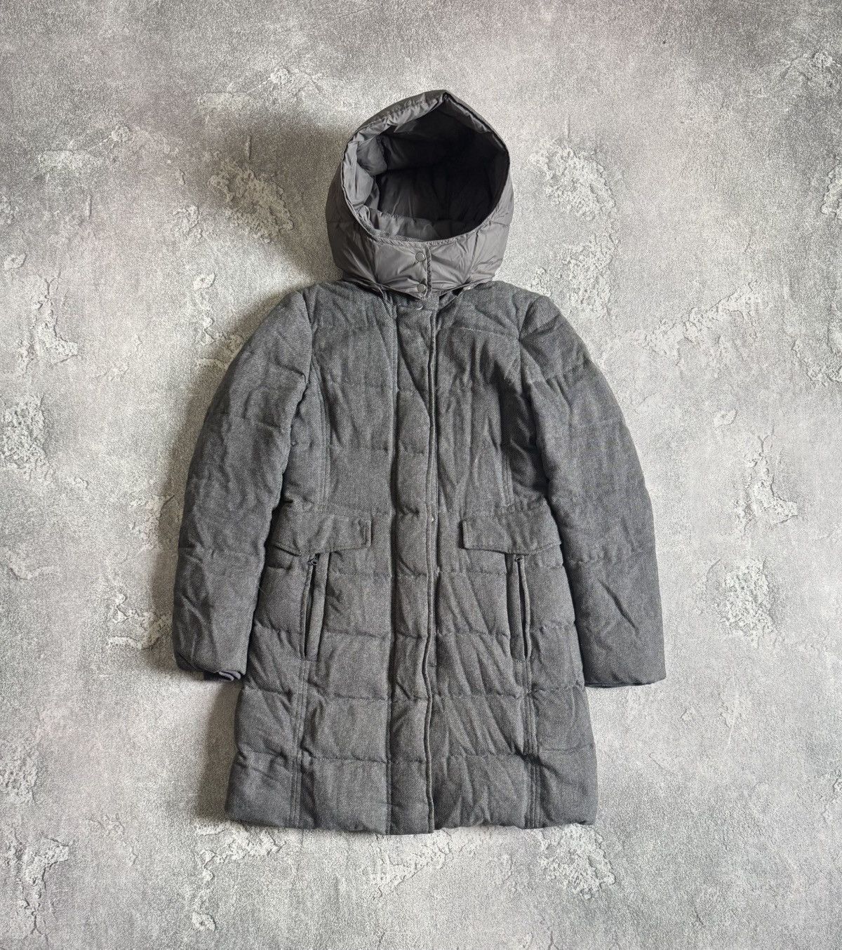 Woolrich Woolen Mills Woolrich S down jacket zip parka coat fur faux hooded Size S / US 4 / IT 40 - 14 Thumbnail