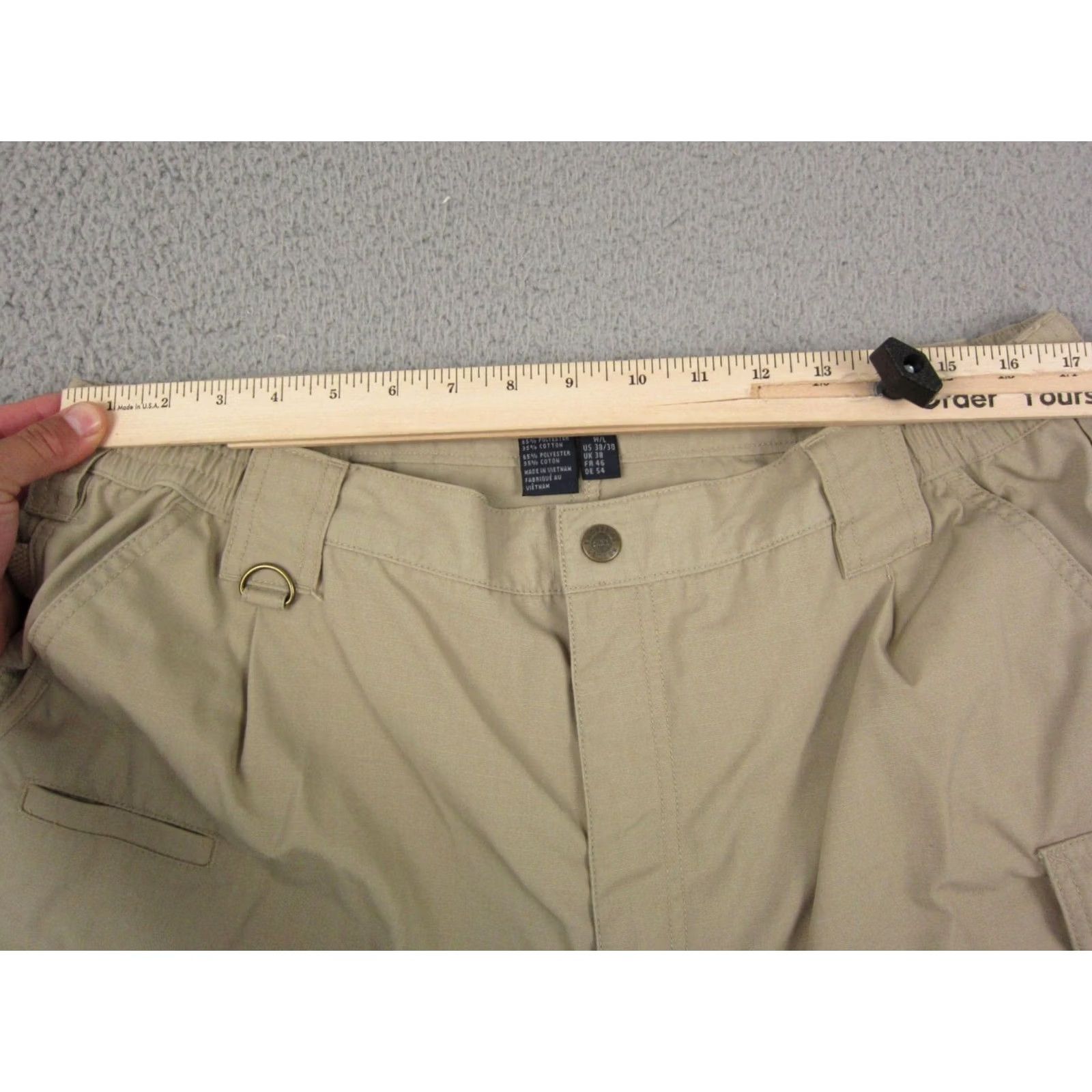 Vintage 5.11 Tactical Pants Cargo Beige Adult Regular 38 x 30 Mens Outdoor Work 5-Pocket Utility Canvas Jeans Man Mens Size US 38 / EU 54 - 5 Thumbnail