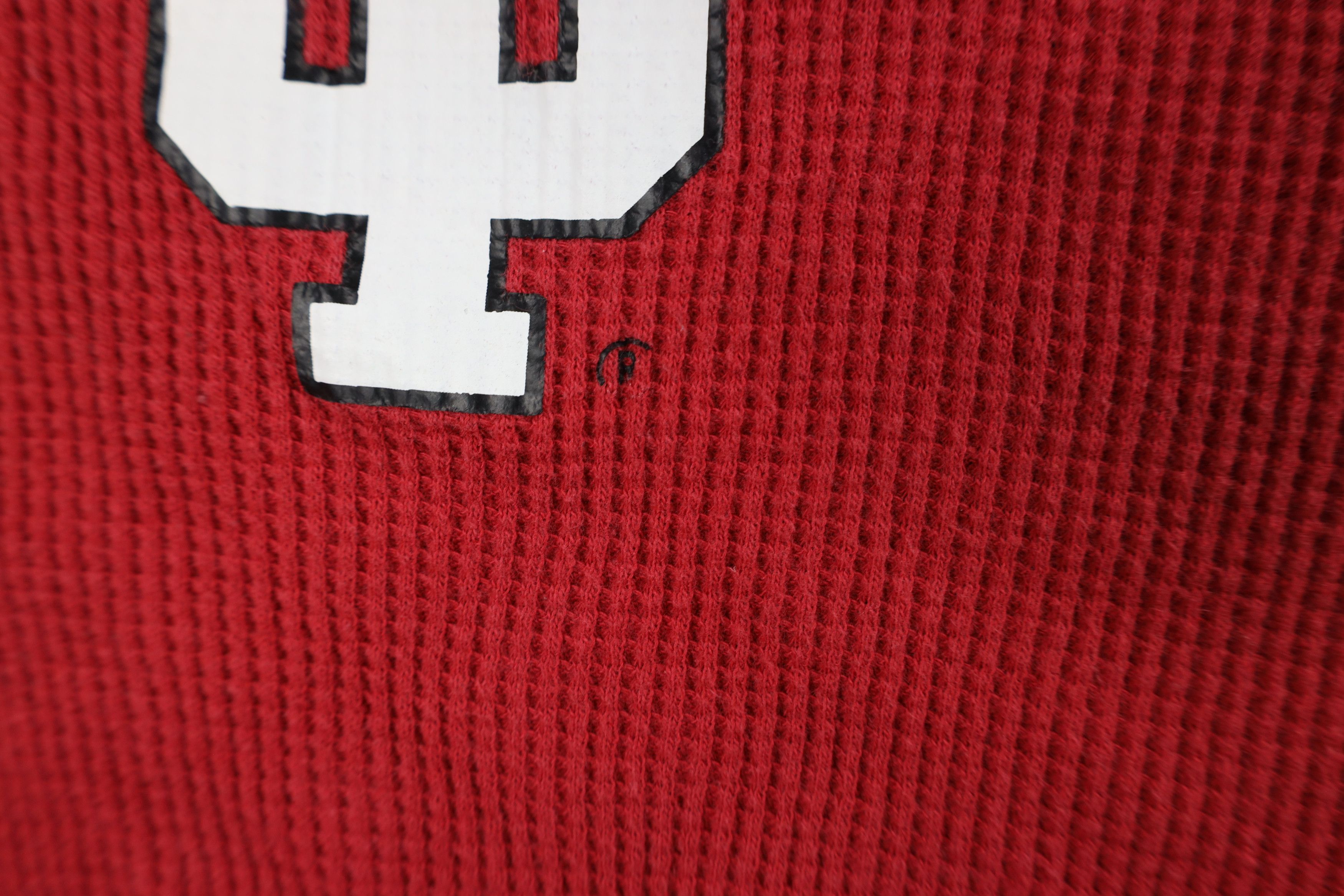 Vintage Vintage 90s Y2K Thermal Waffle Knit Long Sleeve T-Shirt Size US XL / EU 56 / 4 - 5 Thumbnail