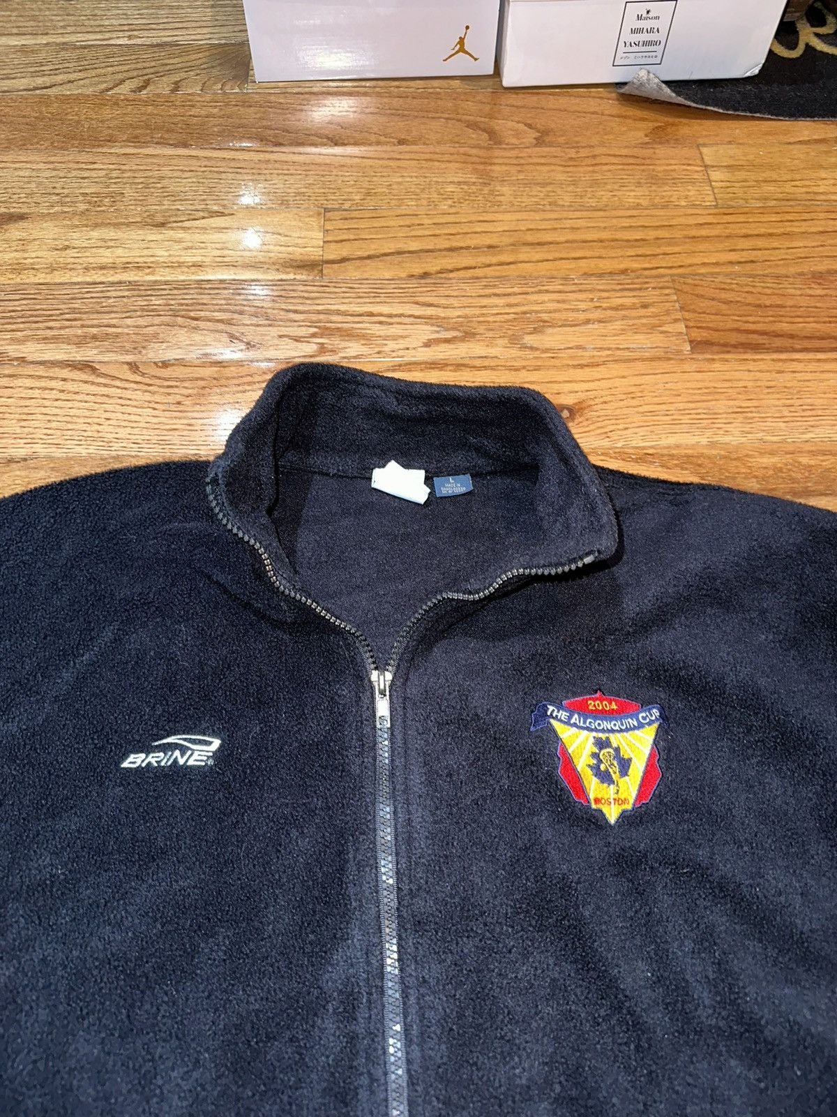 Vintage 2004 Brine Lacrosse Fleece Zip Up Jacket Size US L / EU 52-54 / 3 - 2 Thumbnail