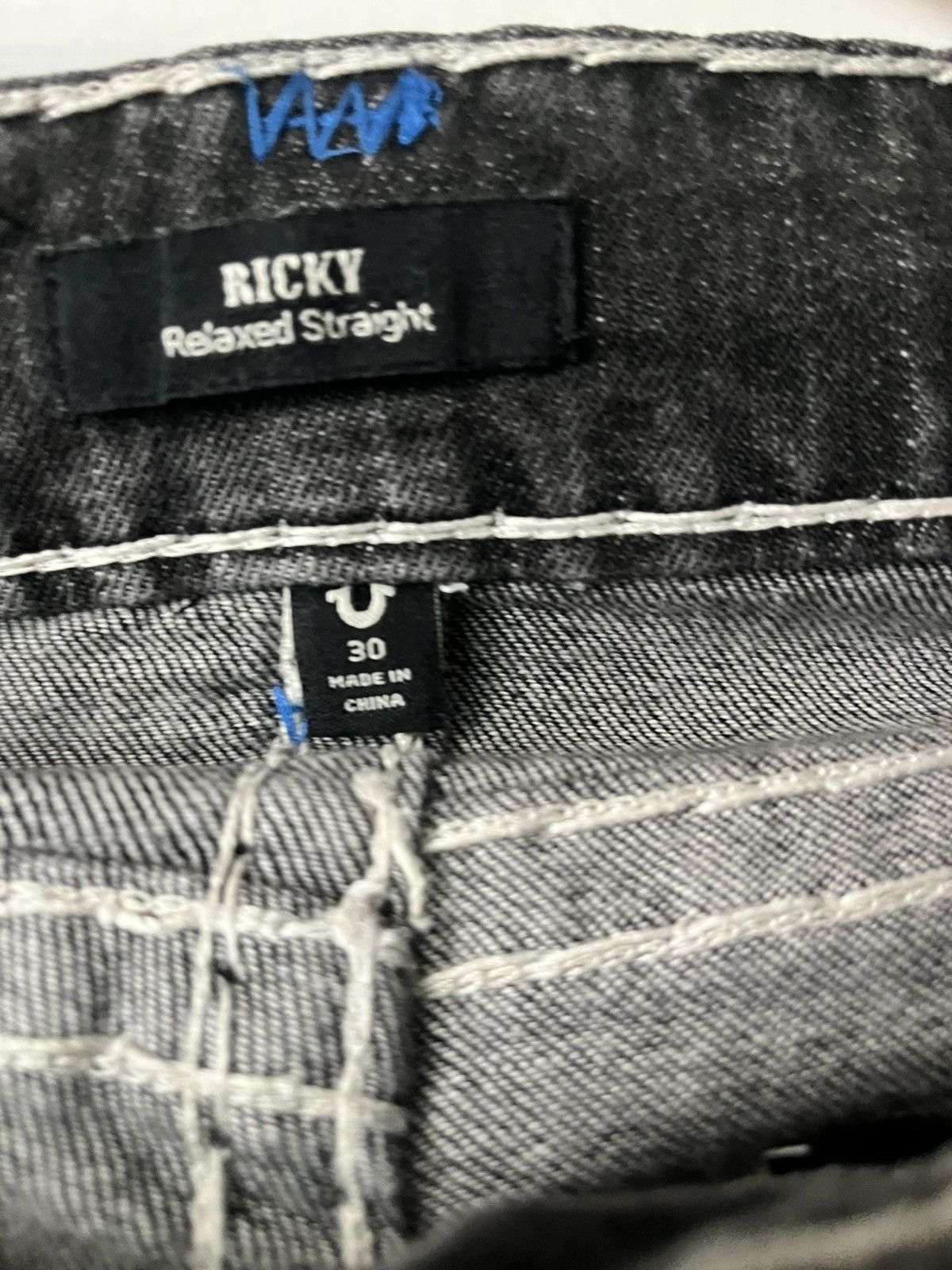 True Religion Denim True Religion Grey White stitching Size US 30 / EU 46 - 5 Thumbnail