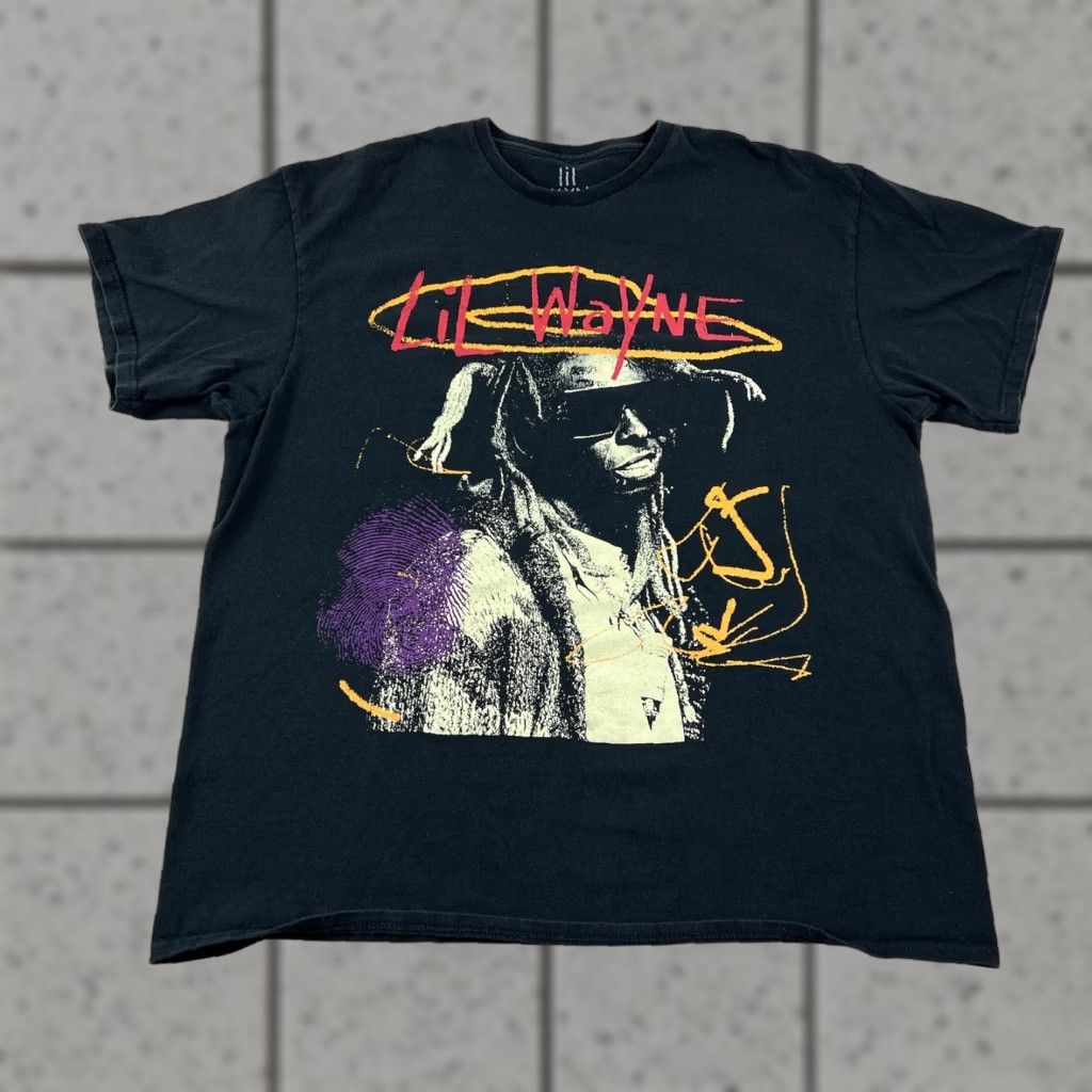 Vintage Lil Wayne T Shirt XL Black Hip Hop 2022 Mens Shirt WW Size US XL / EU 56 / 4 - 1 Thumbnail