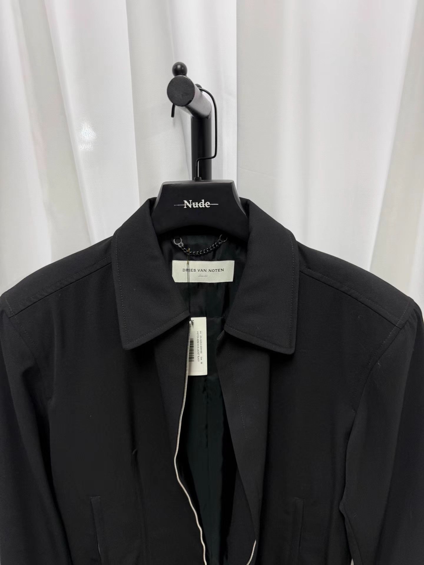 Dries Van Noten Dries Van Noten Padded Shoulder Zip Wool Jacket K20 Size US M / EU 48-50 / 2 - 3 Thumbnail