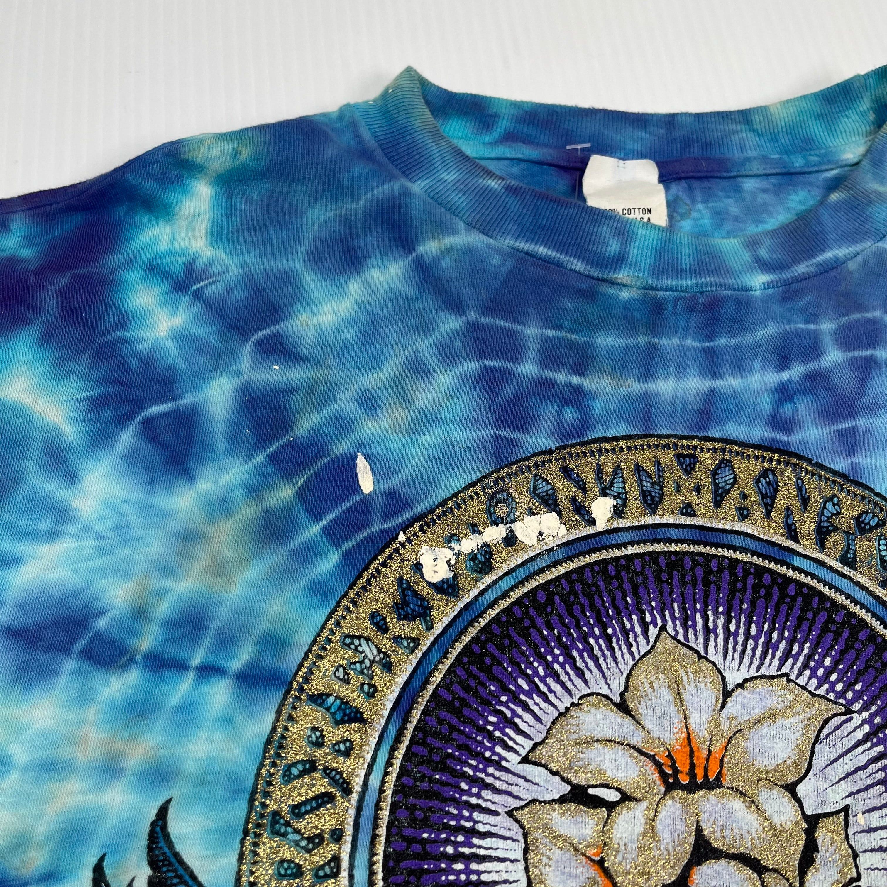 Vintage 1990 Robert Plant Canadian Tour Tie Dye Tee XL Size US XL / EU 56 / 4 - 6 Thumbnail