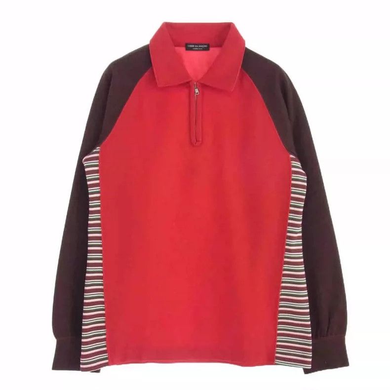 Comme des Garcons Comme Des Garcons Red Knitted Long Sleeve 2505-Nextarrow Size US M / EU 48-50 / 2 - 1 Thumbnail