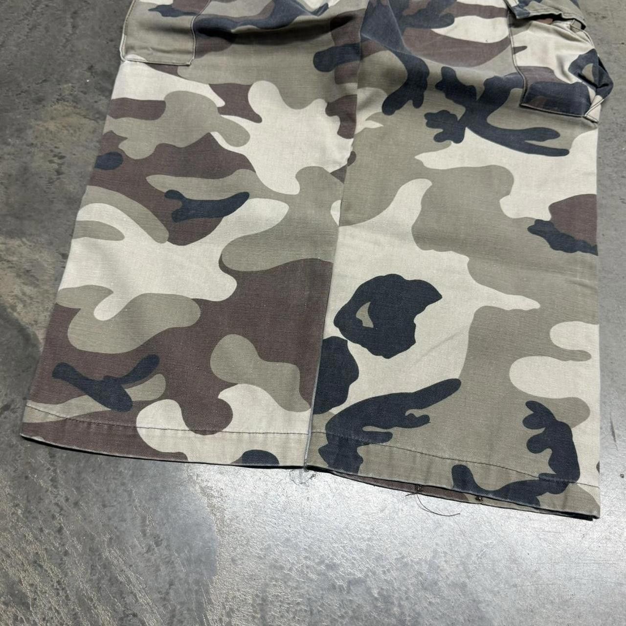 Vintage Vintage 90s Faded Military Sand Camo Cargo Pants Size 22" - 6 Thumbnail