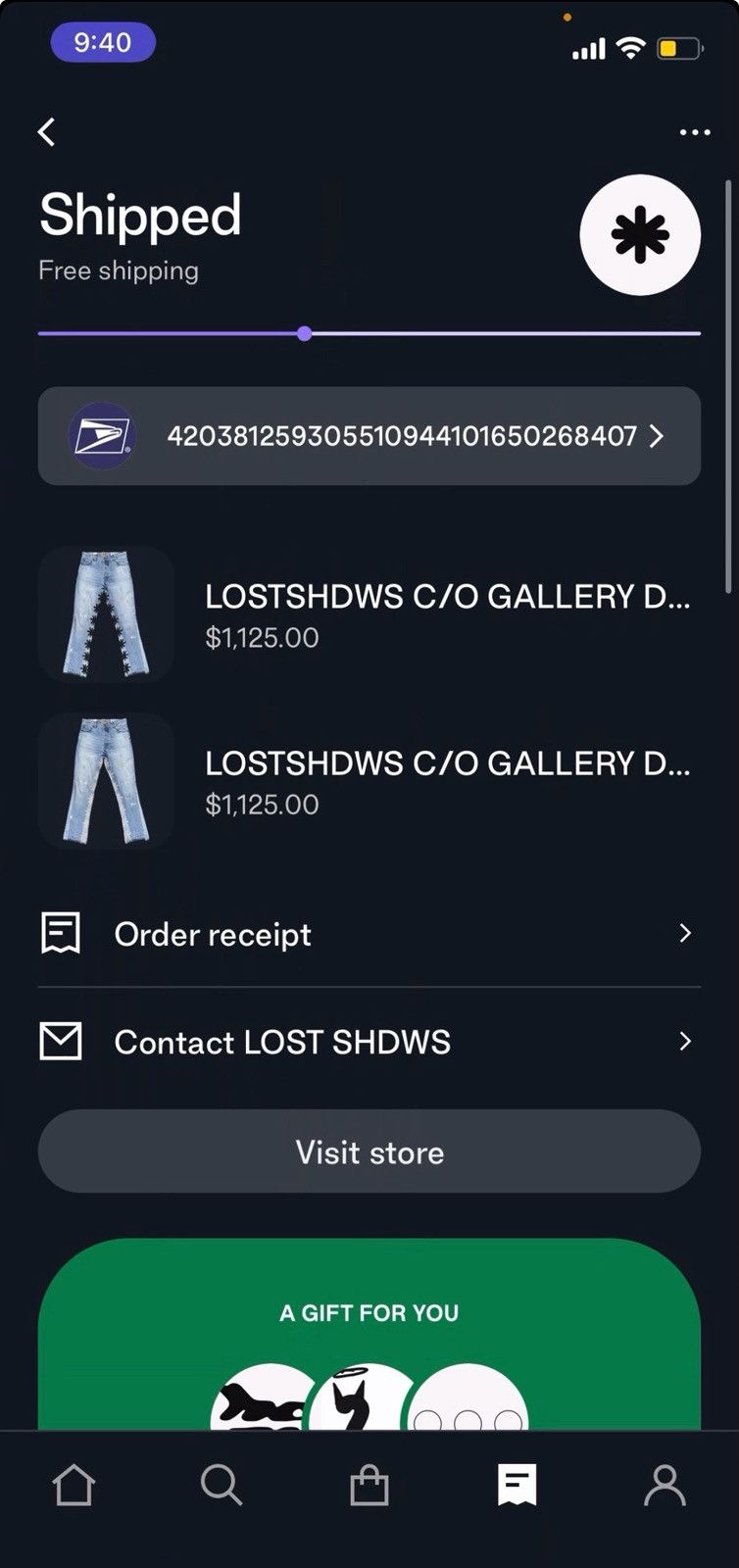 LOSTSHDWS Lost Shdws x Gallery dept Size US 31 - 3 Thumbnail