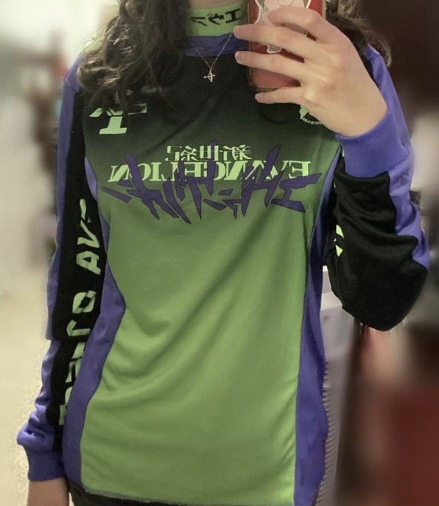 Anime × Japanese Brand 2021 Evagelion Nerv Neon Genesis Ikari Eva 1 L/S Shirt Size US M / EU 48-50 / 2 - 3 Thumbnail