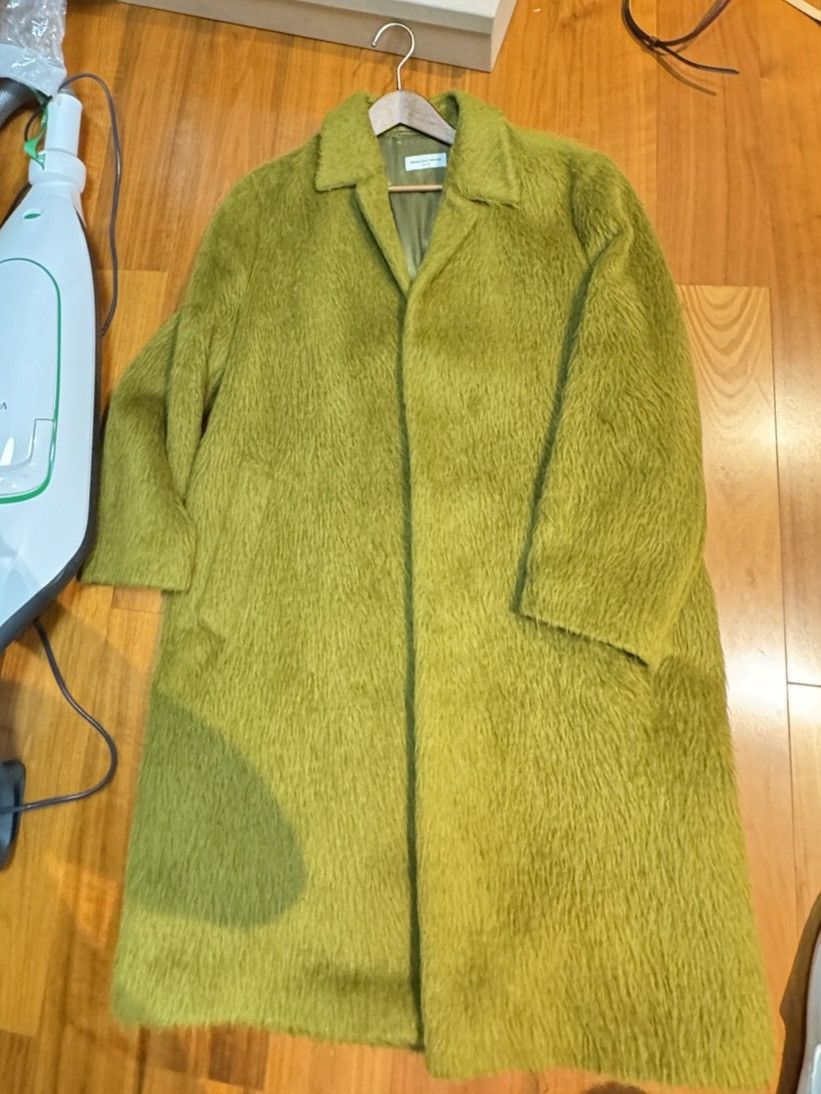 Dries Van Noten Dries van noten show coat green mohair Size US M / EU 48-50 / 2 - 6 Thumbnail