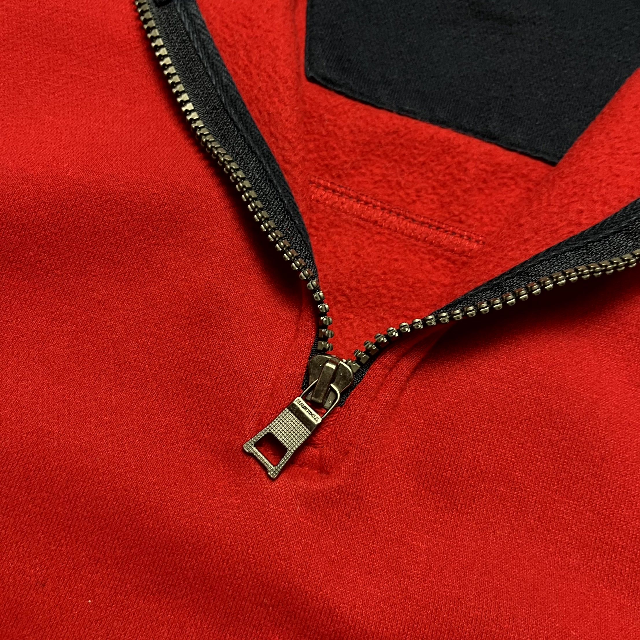 Nautica Nautica Red 1/4 Zip Fleece Pullover Embroidered Logo Size M Size US M / EU 48-50 / 2 - 5 Thumbnail