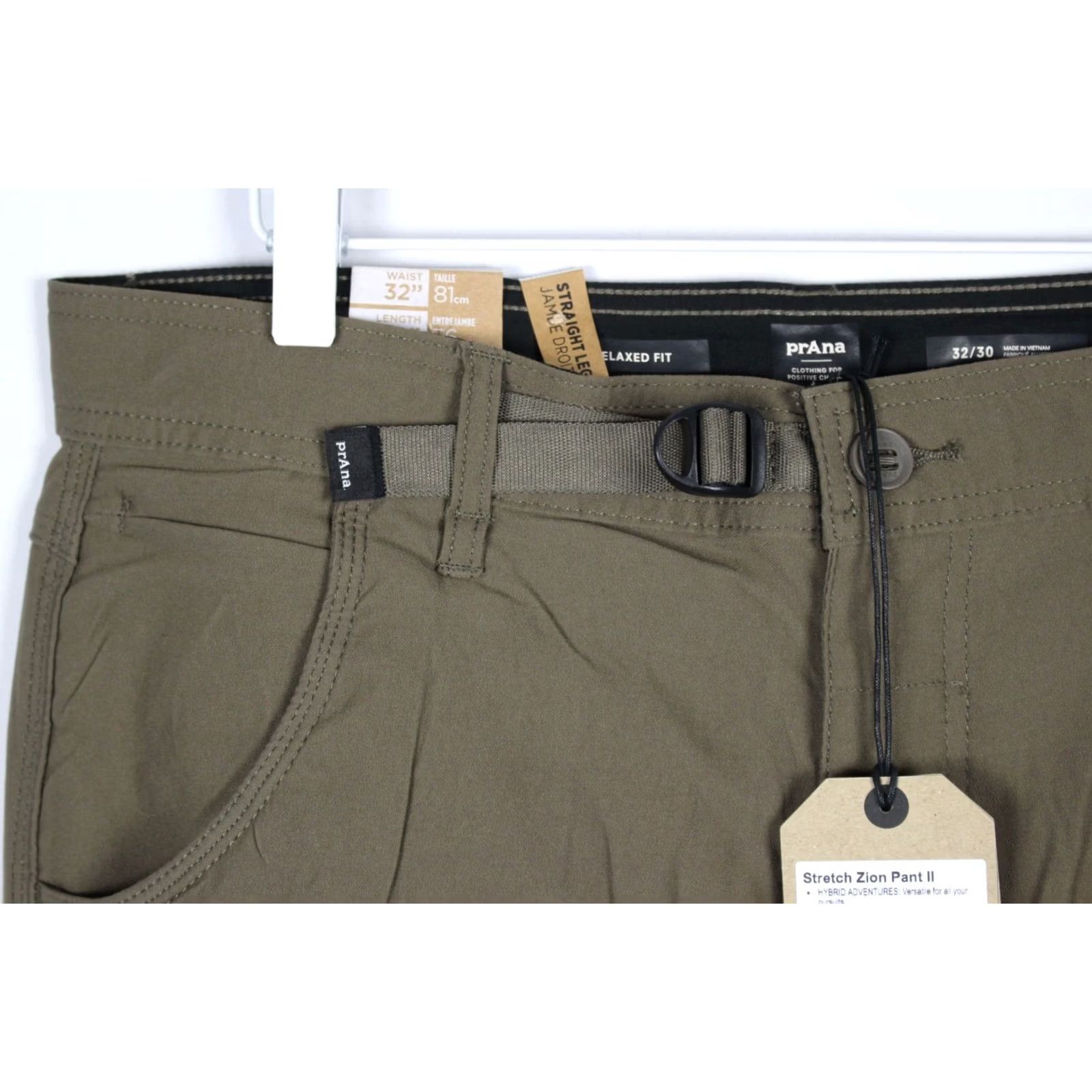 Prana Prana Men's Stretch Zion Pant II Straight Relaxed Hybrid 32 x 30 Mud Brown Size US 32 / EU 48 - 5 Thumbnail