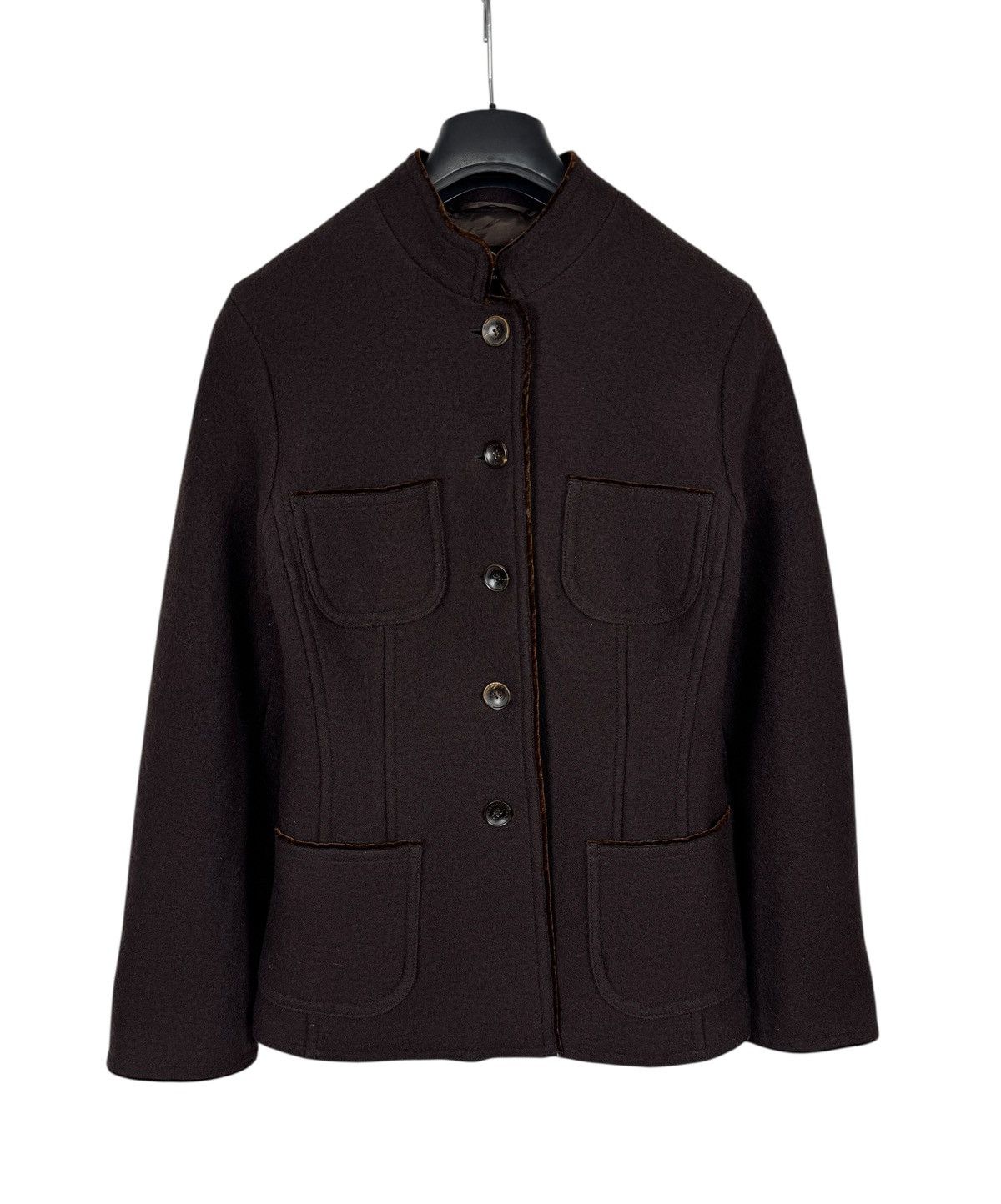 Bogner Bogner Virgin Wool Knit Jacket Womens size US10 Size L / US 10 / IT 46 - 12 Thumbnail