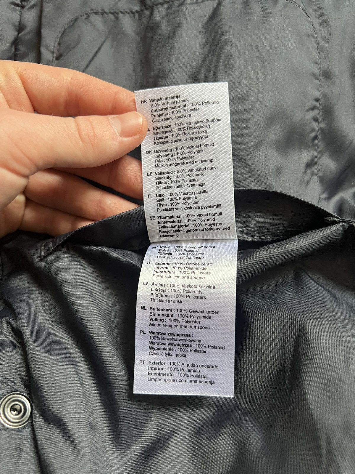 Barbour Barbour Wax Snow Spot Baffle Puffer Waxed Jacket Size L / US 10 / IT 46 - 17 Thumbnail