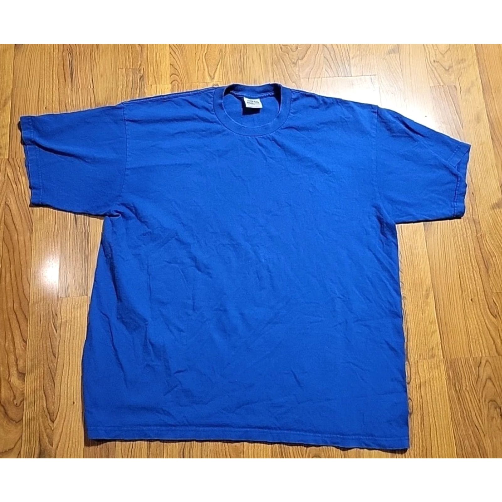 Vintage Pro 5 T-Shirt 3XL SS Royal Blue 100% Cotton Crew Neck Short Sleeve Big & Tall Mens Size US XXL / EU 58 / 5 - 2 Thumbnail