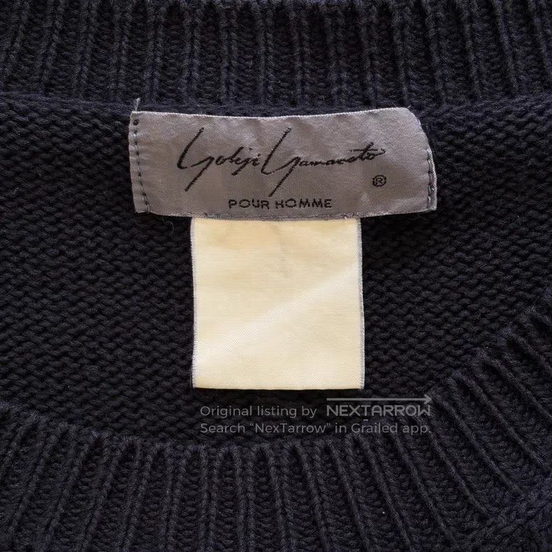 Other Yohji Yamamoto size os 80s ripped cut-out sweater Size US M / EU 48-50 / 2 - 5 Thumbnail