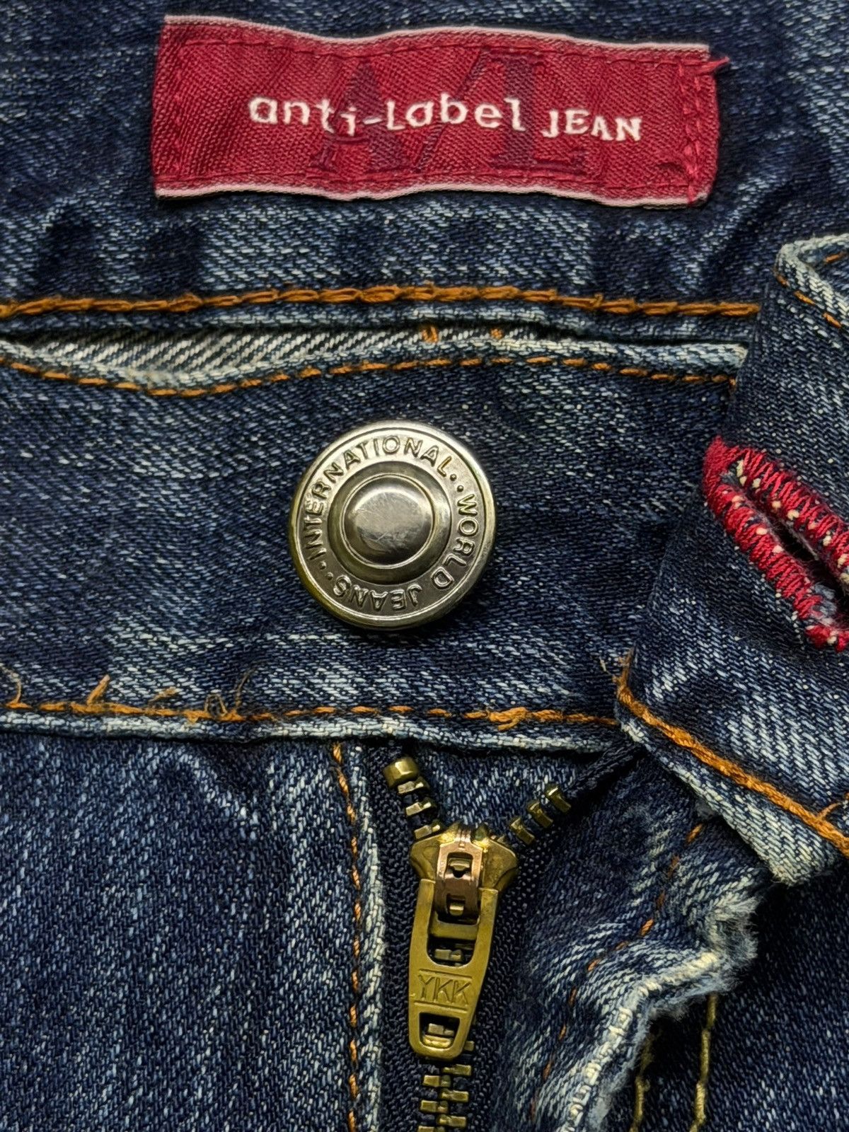 Japanese Brand Vintage Anti-Label Jean Distressed Bootcut Flare Jeans | W31 Size US 31 - 10 Thumbnail