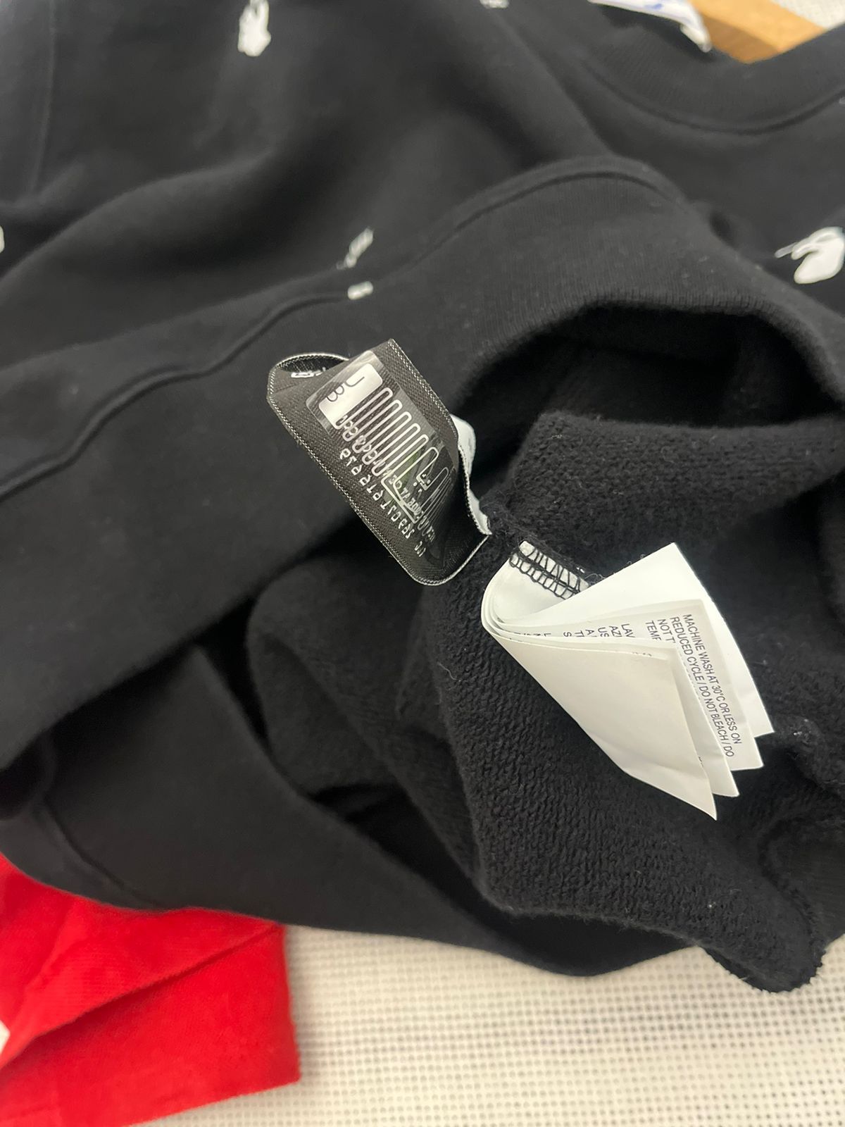 Off-White Off-White Allover Slim Crewneck 'Black' Size US M / EU 48-50 / 2 - 6 Thumbnail