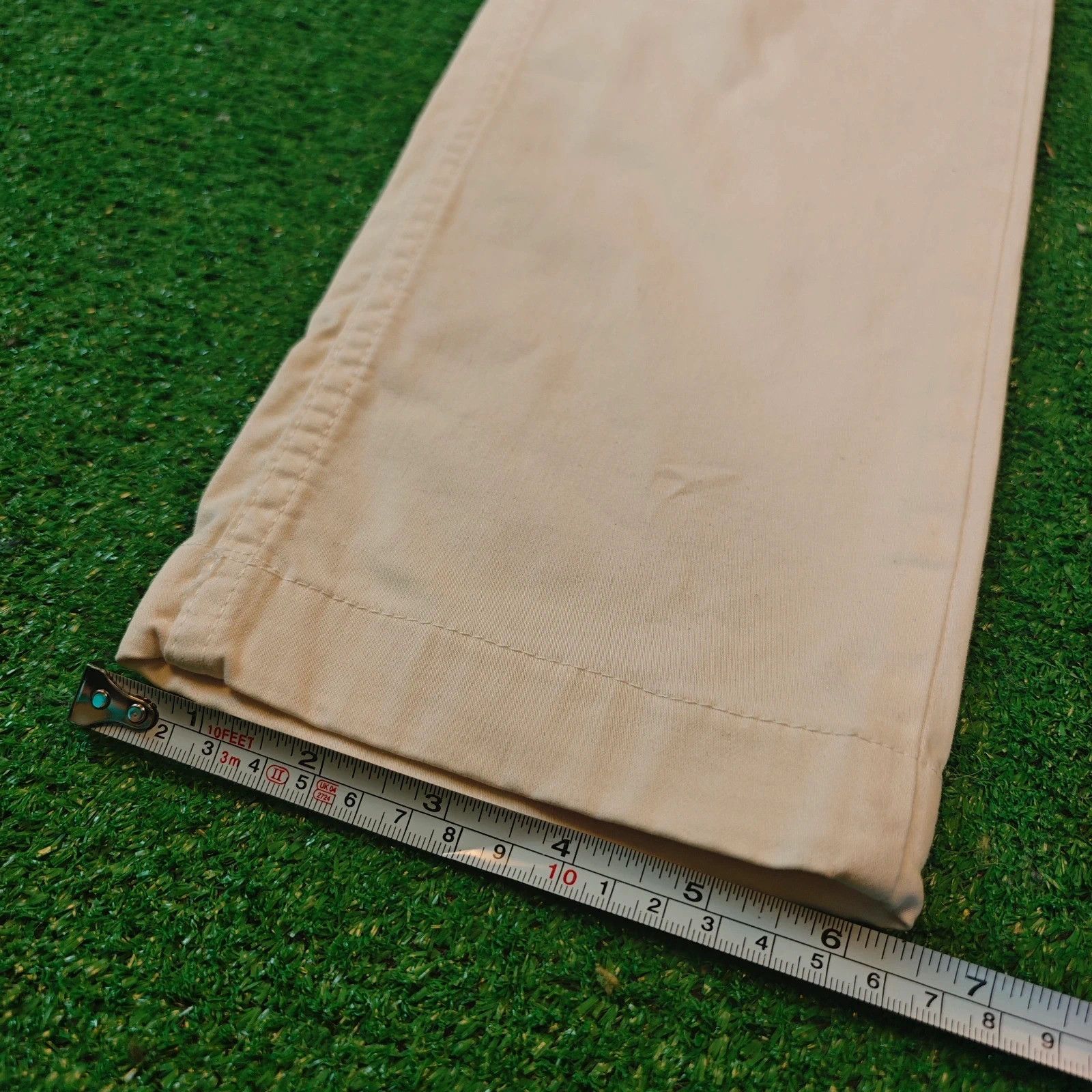 Acne Studios Acne Jeans Womens 31x32 White Flex & Satin straight trousers Size 31" - 9 Thumbnail