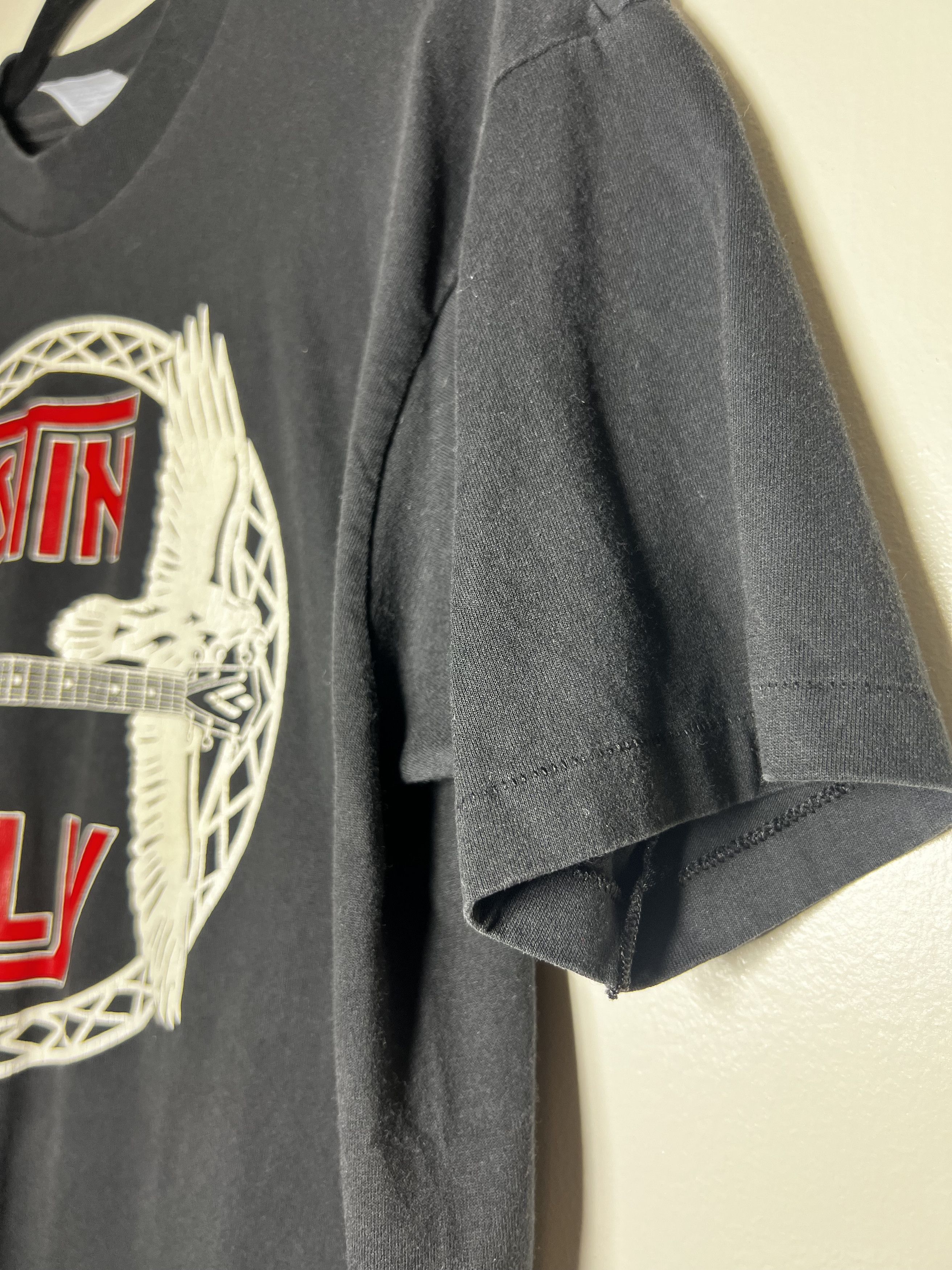Band Tees × Hanes × Vintage Vintage Austin Healy Band Hanes Single Stitch T-Shirt Size US L / EU 52-54 / 3 - 3 Thumbnail