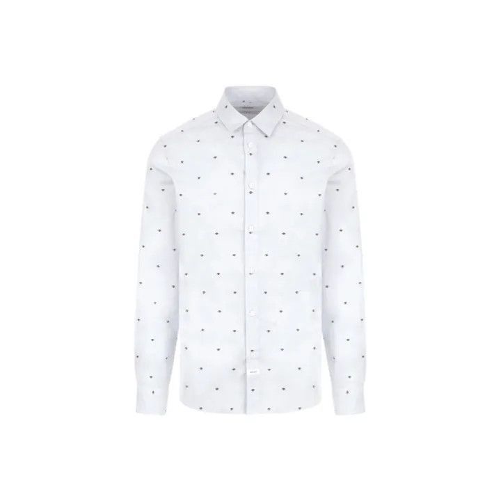 Kenzo KENZO Multi-Eye Print Long Sleeve Shirt -2507 Size US M / EU 48-50 / 2 - 1 Thumbnail