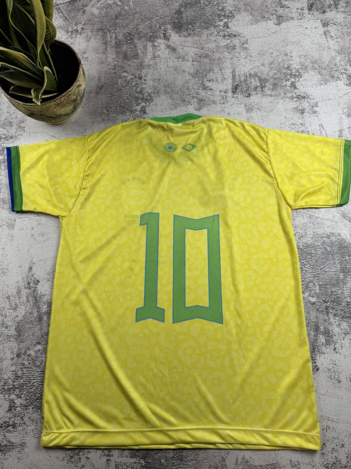 Vintage BRASIL Away National Football Blokecore Tee T Shirt Jersey Size US L / EU 52-54 / 3 - 13 Thumbnail