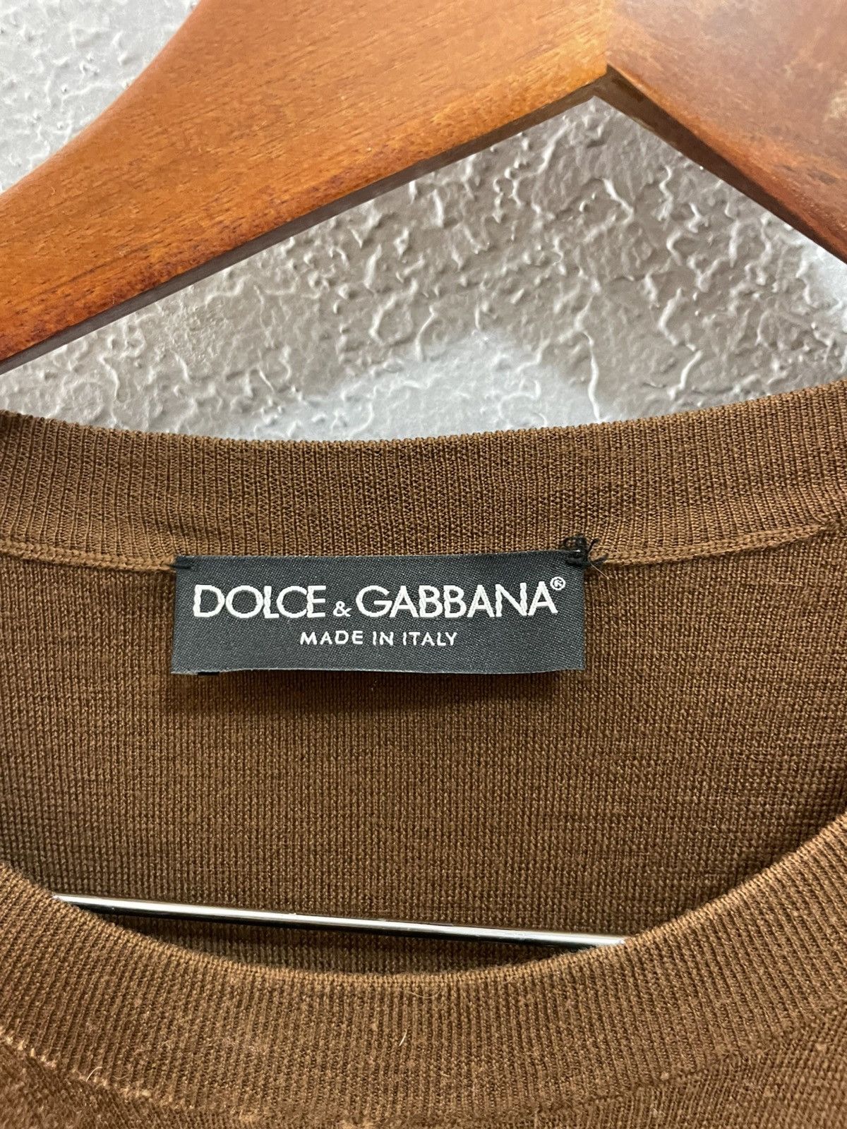 Dolce & Gabbana Dolce & Gabbana Wool Sweater Size US M / EU 48-50 / 2 - 2 Thumbnail