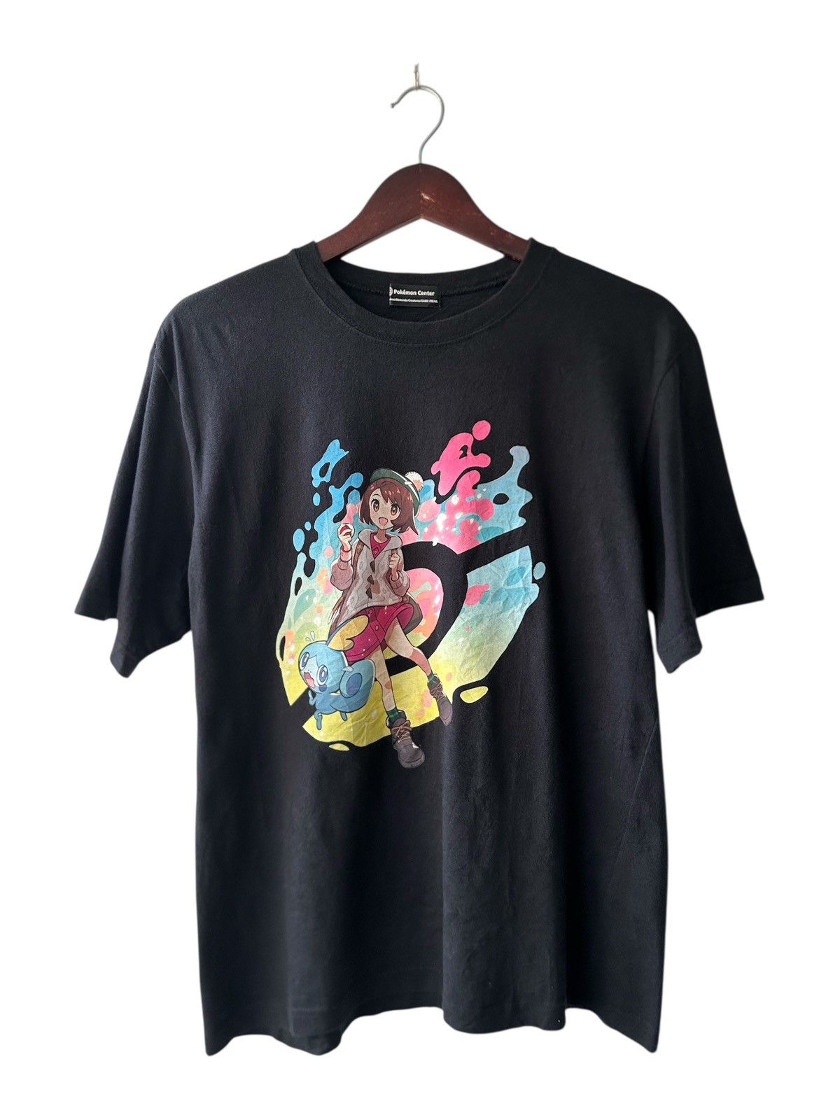 Anime Gloria Yuuri Pokemon Center Trainers Anime Graphic Tee Size US M / EU 48-50 / 2 - 2 Thumbnail