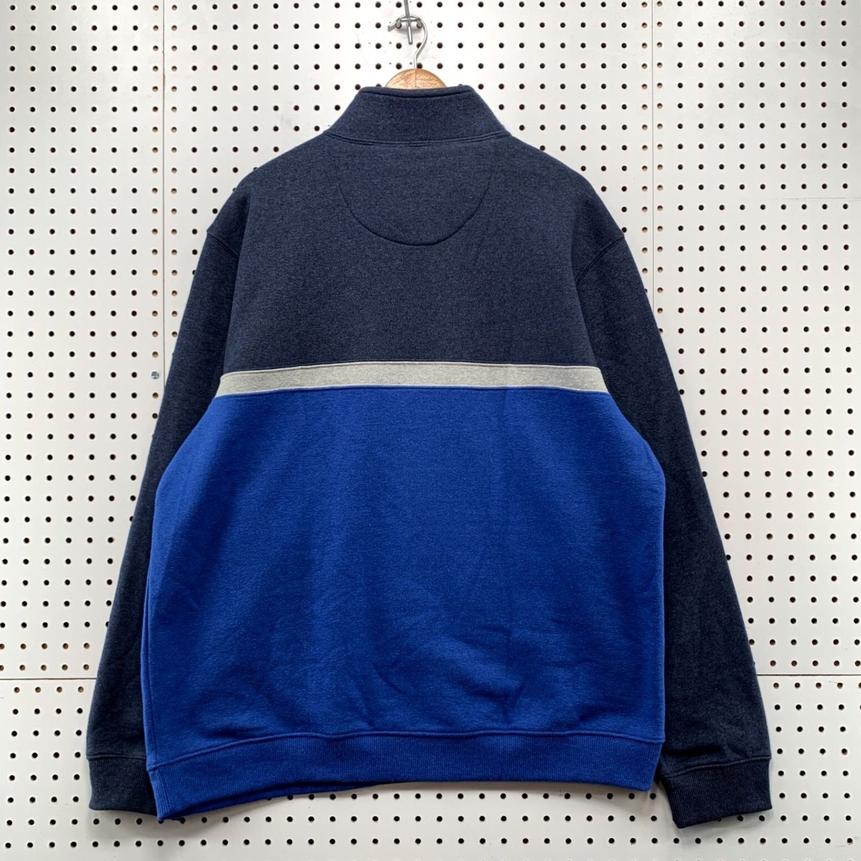 Izod IZOD Advantage Performance 1/4 Zip Pullover Sweater Mens 2XL BLUE NWT Size US XXL / EU 58 / 5 - 2 Thumbnail