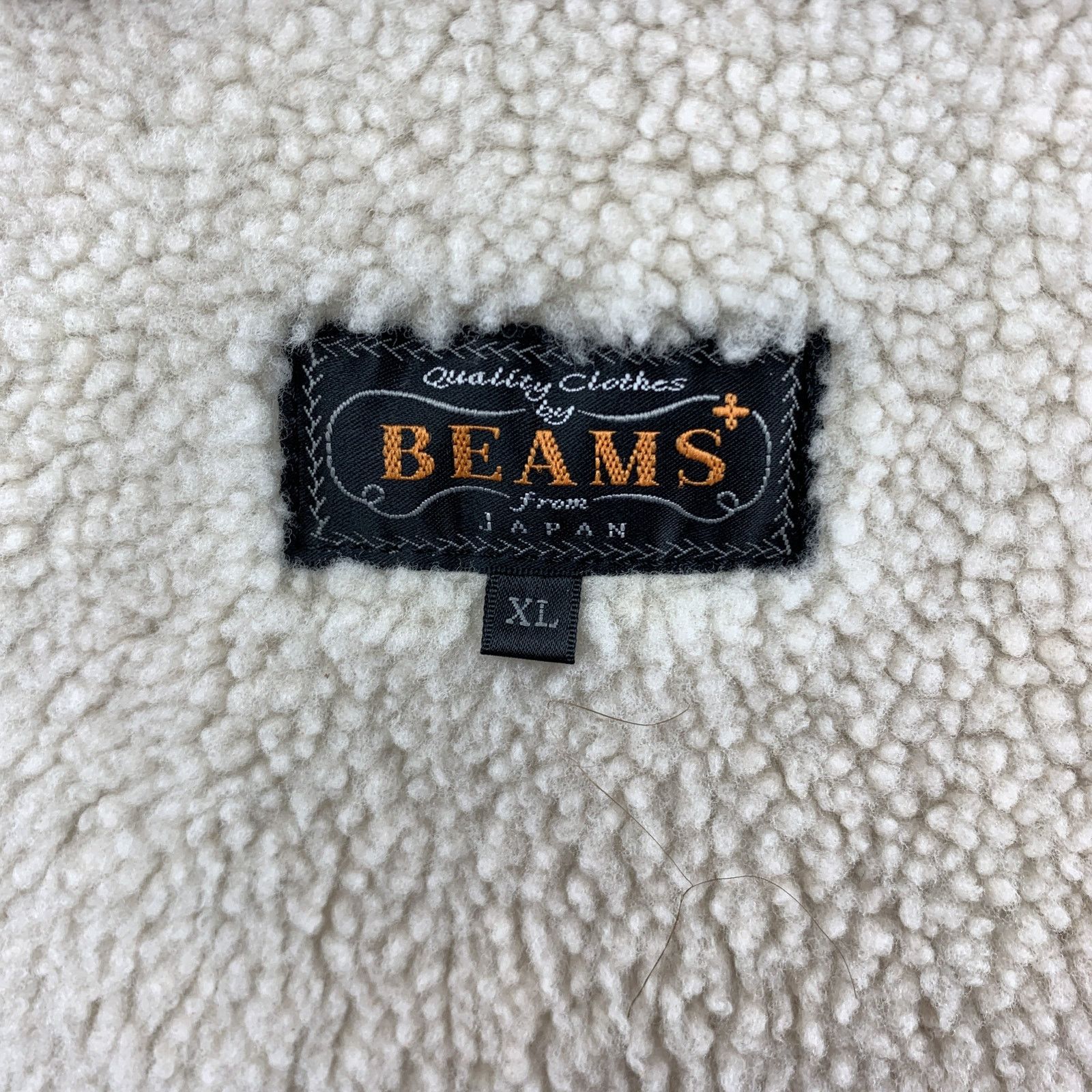 Other BEAMS Size XL Tan Suede Sheep Leather Shearling Vest Size XL / US 12-14 / IT 48-50 - 9 Thumbnail