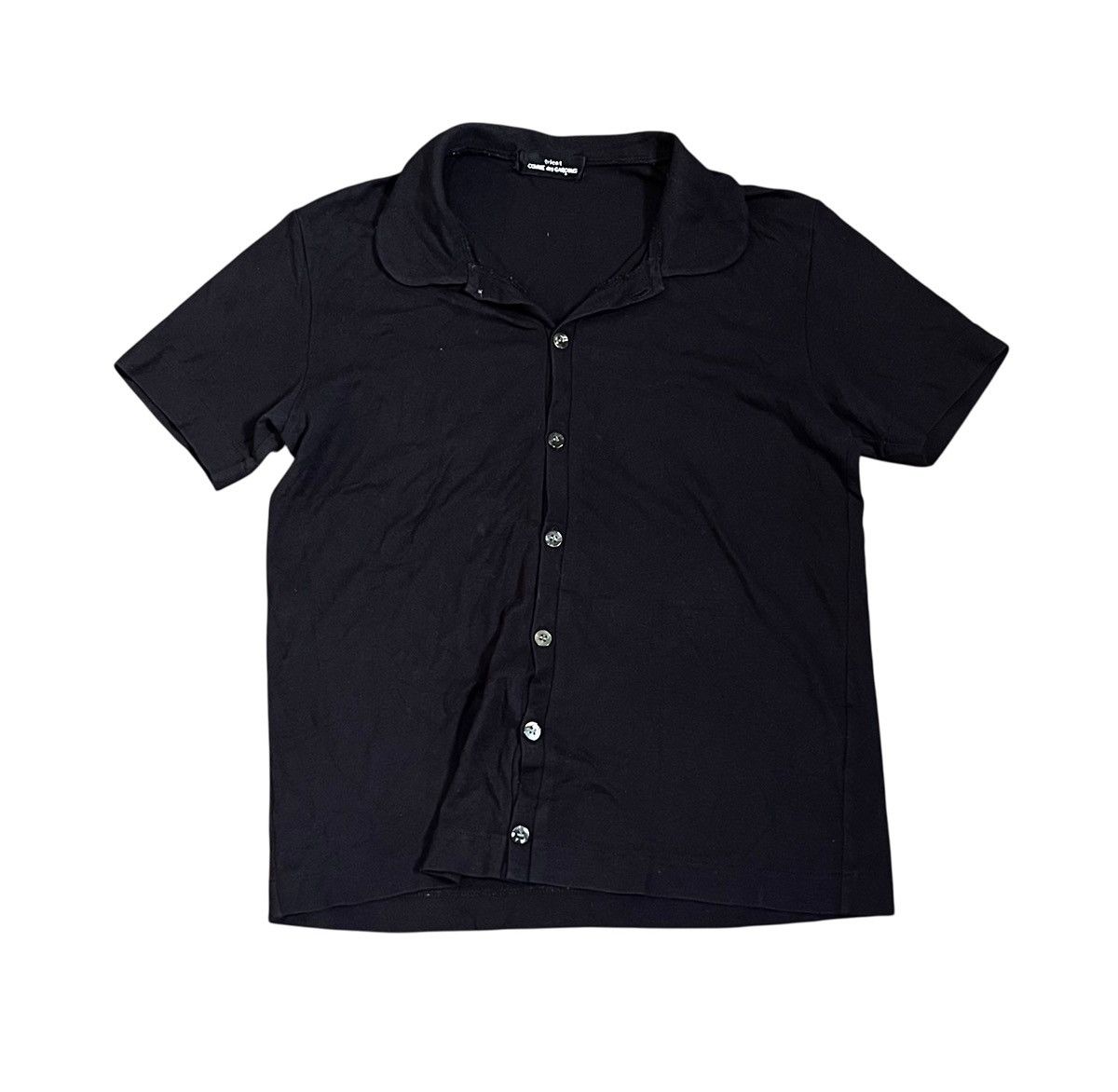 Comme des Garcons Vintage tricot cdg AD95 flowy black shirt Size US S / EU 44-46 / 1 - 1 Thumbnail