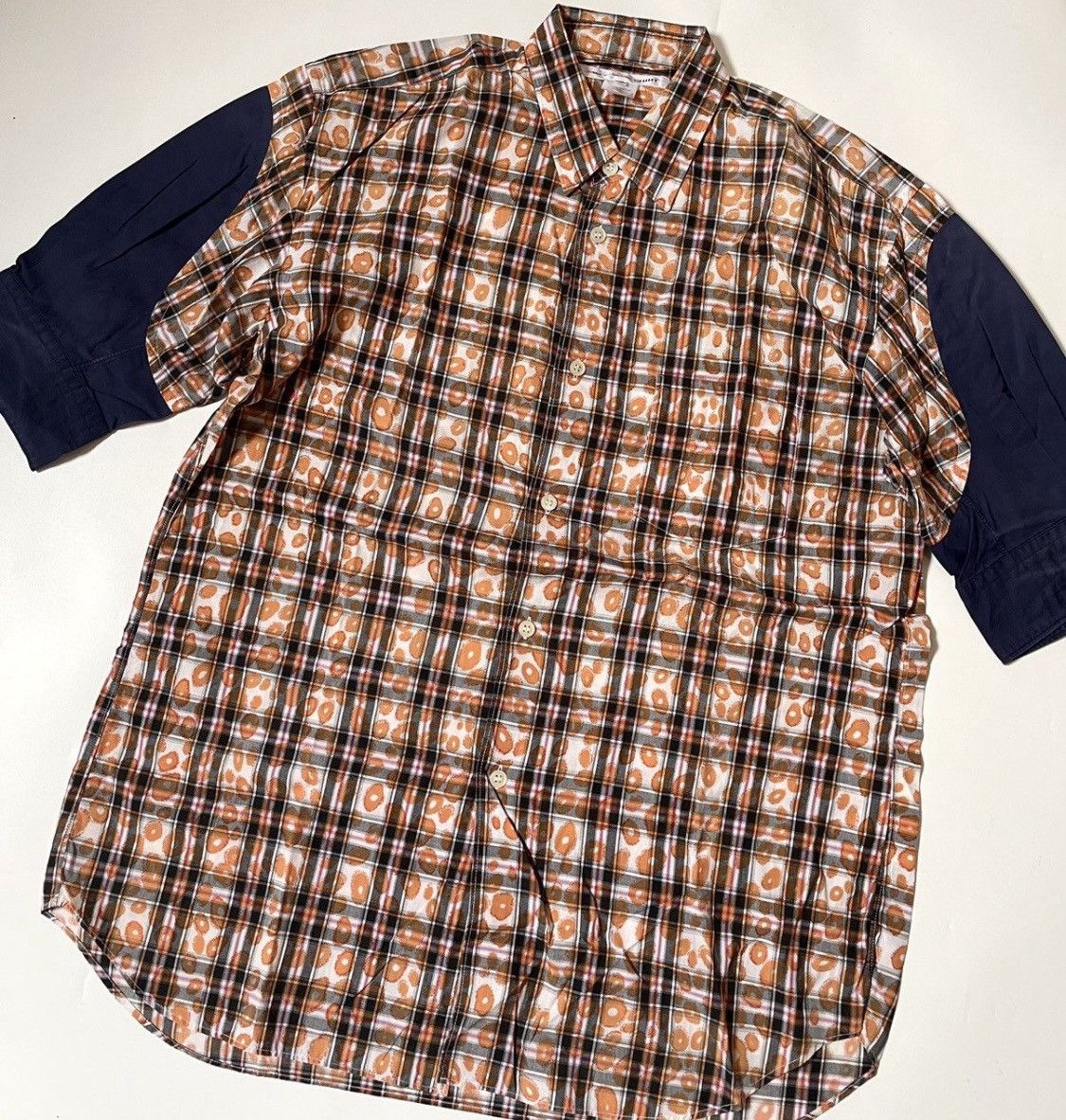Comme des Garcons Vintage CDG SHIRT multi pattern shirt Size US M / EU 48-50 / 2 - 2 Thumbnail