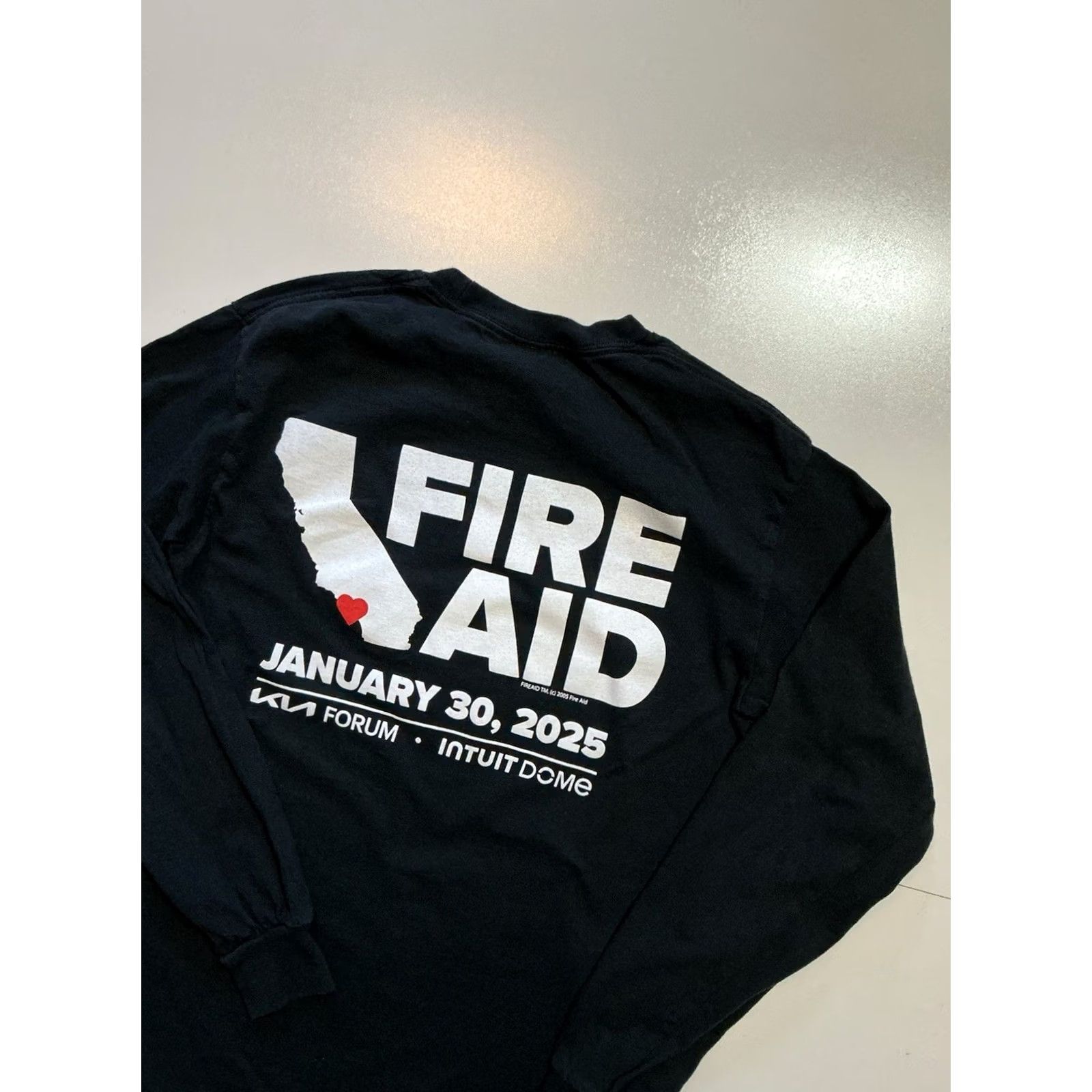 Gildan VINTAGE Yoshitomo Nara Rock You California Fire Aid Concert Graphic L/S T-Shirt S Mens Black Size US S / EU 44-46 / 1 - 5 Thumbnail