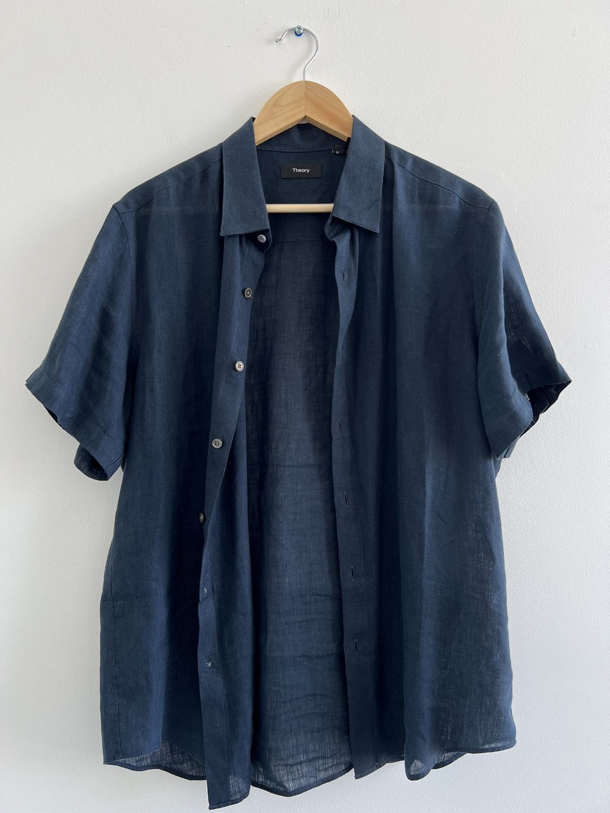 Theory Theory linen short-sleeves shirt Size US M / EU 48-50 / 2 - 3 Thumbnail